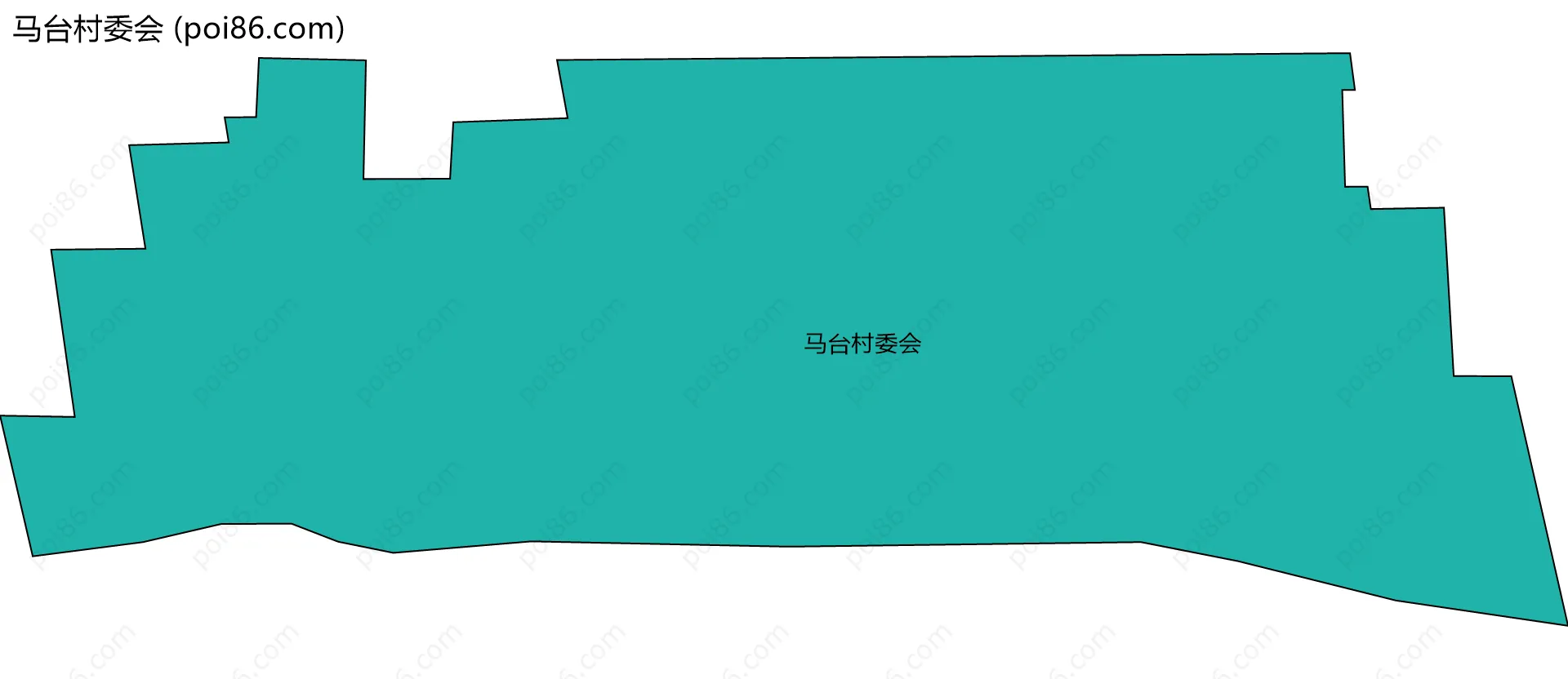 马台村委会边界地图