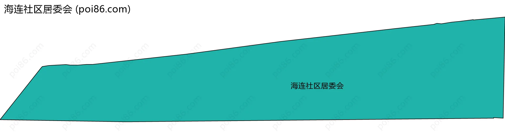 海连社区居委会边界地图