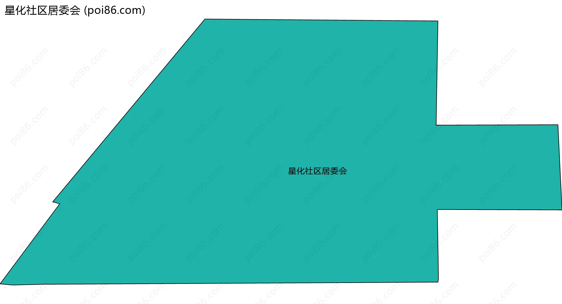 星化社区居委会边界地图