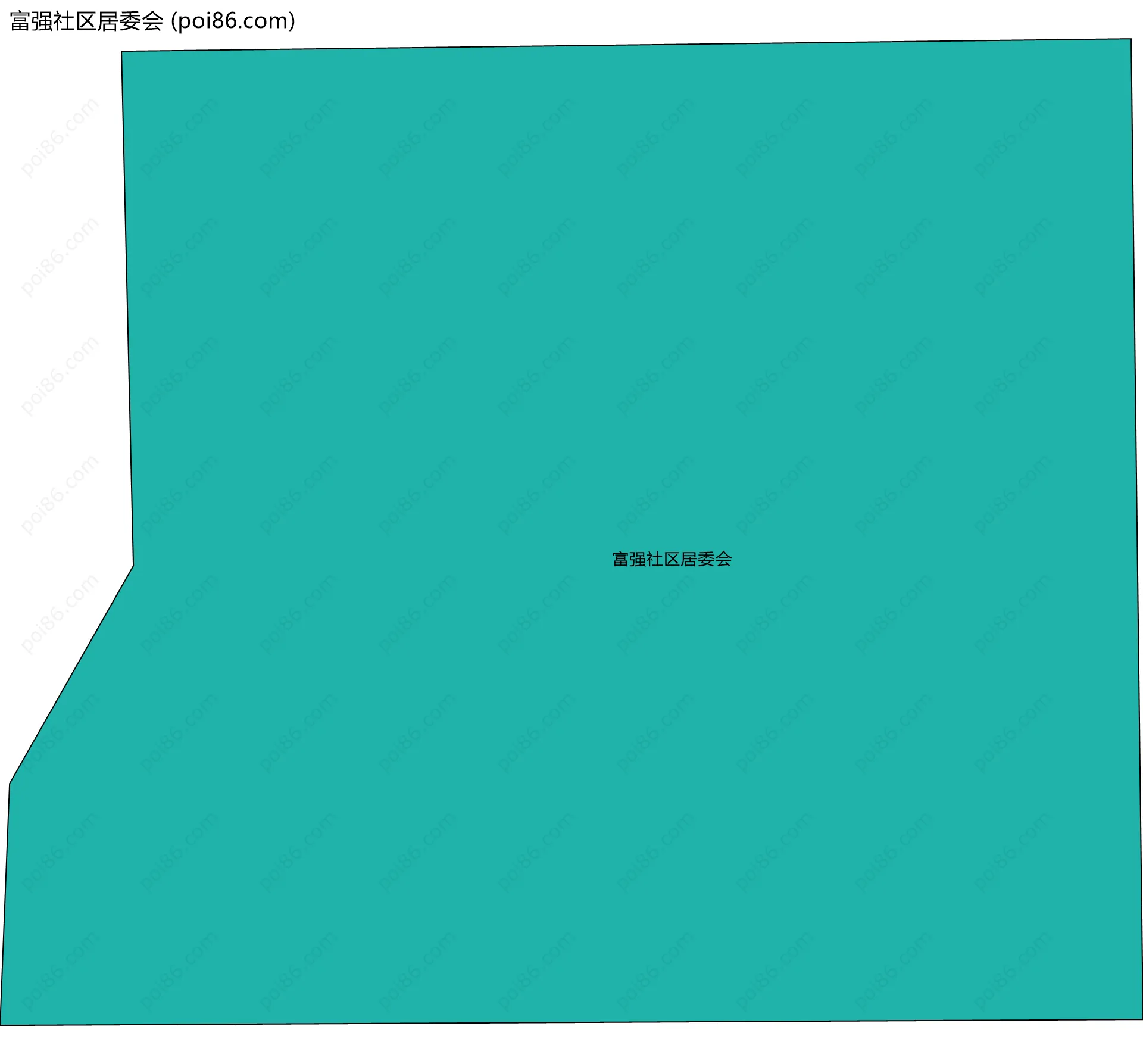 富强社区居委会边界地图