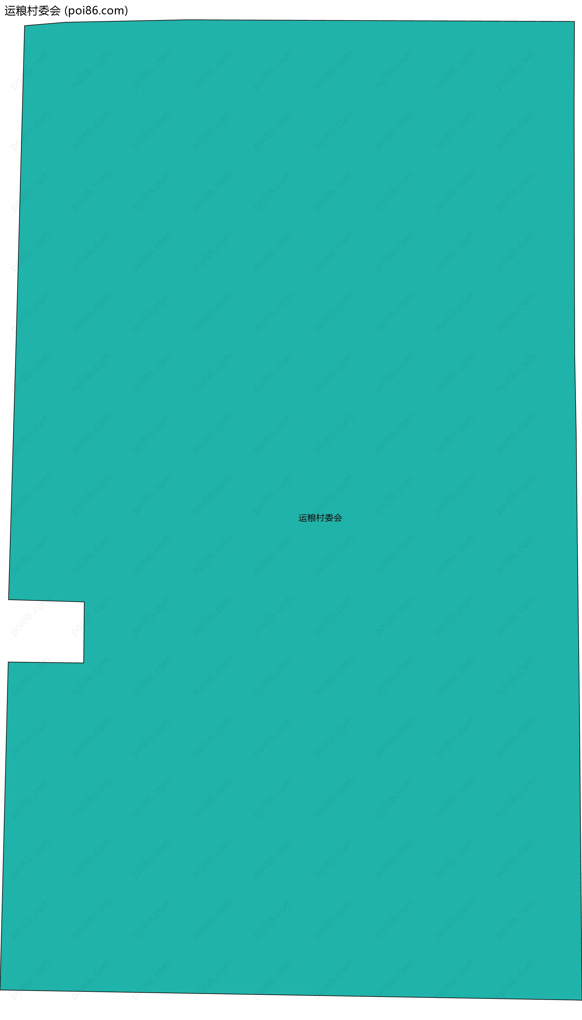 运粮村委会边界地图