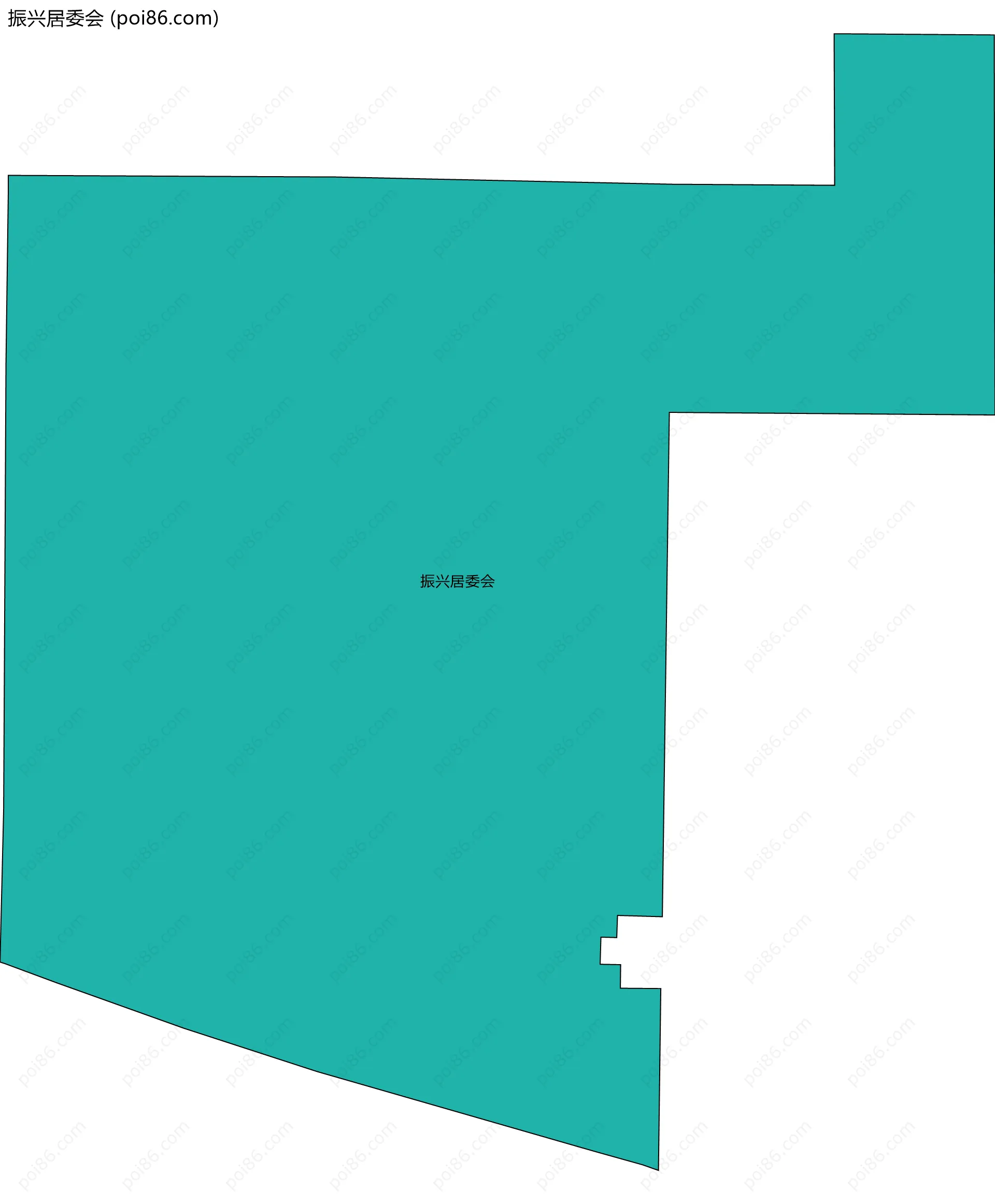 振兴居委会边界地图