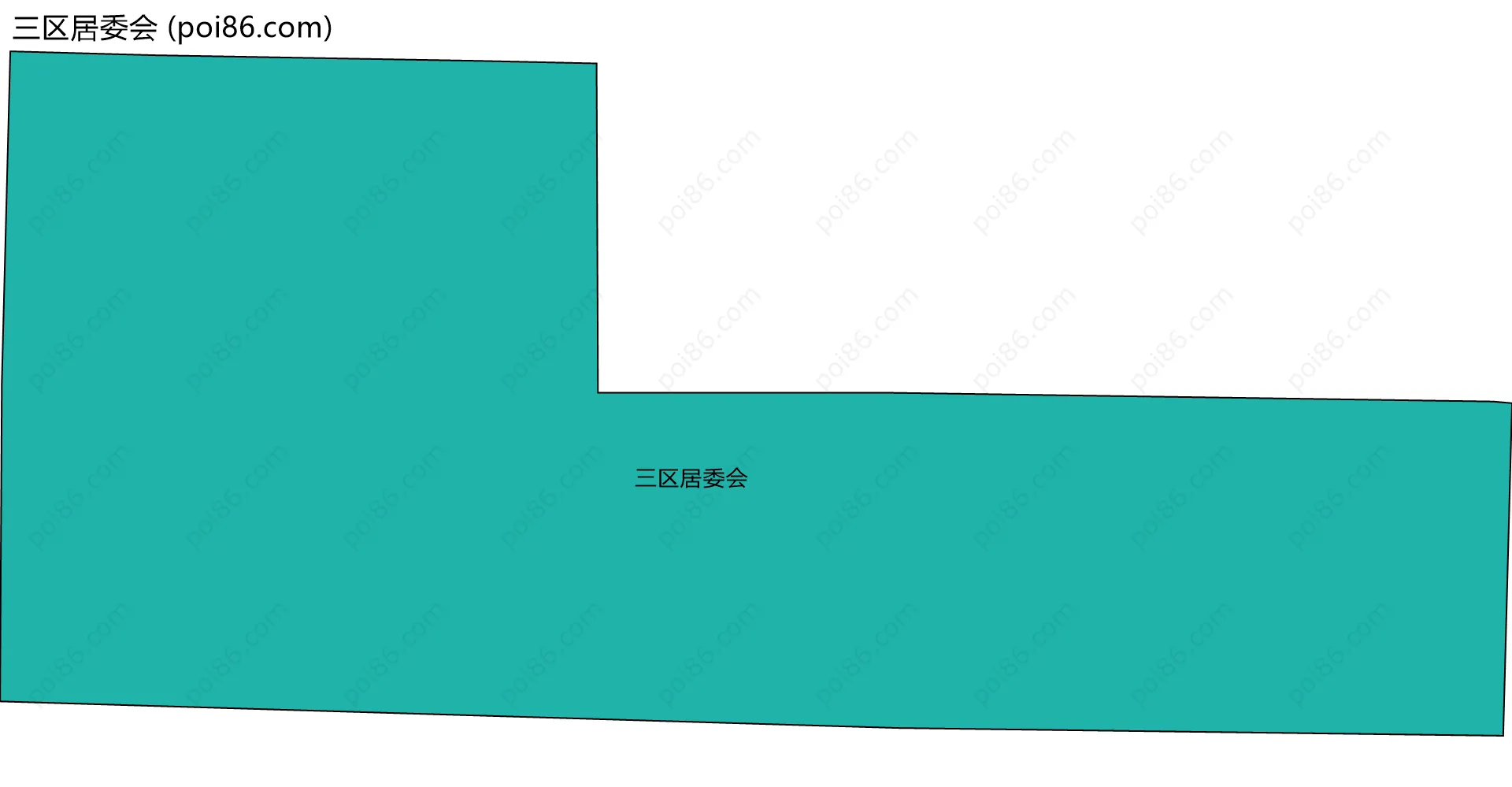 三区居委会边界地图