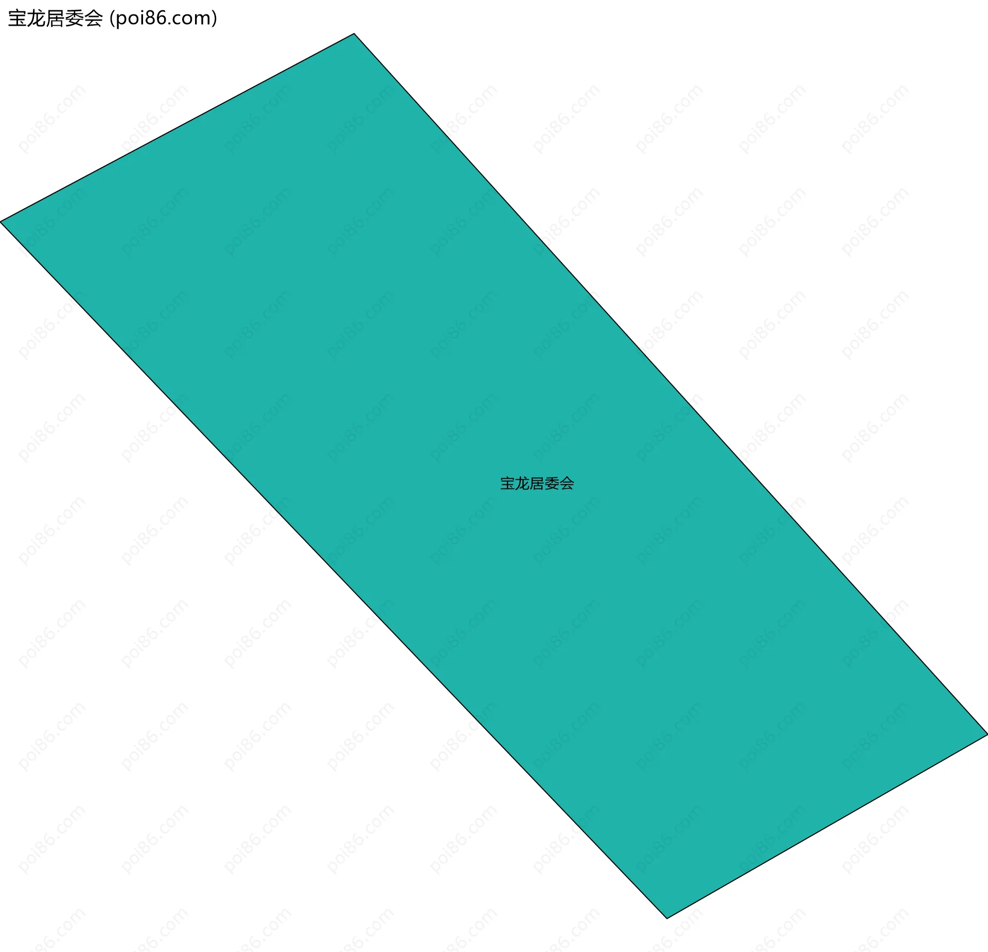 宝龙居委会边界地图