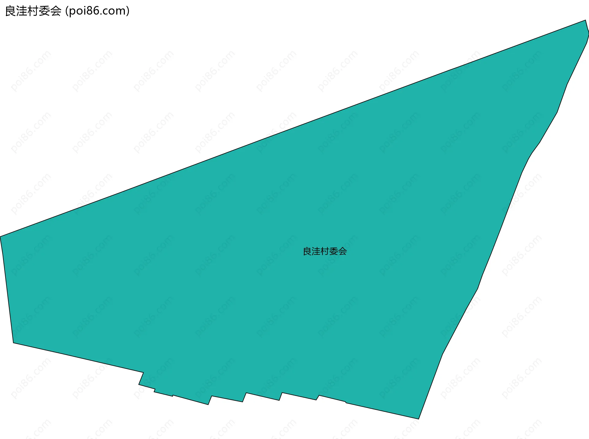 良洼村委会边界地图
