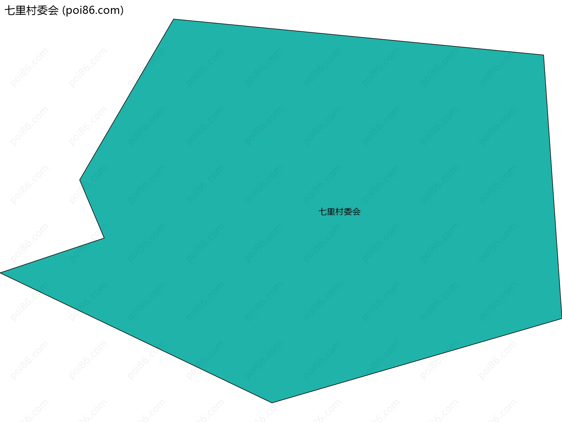 七里村委会边界地图