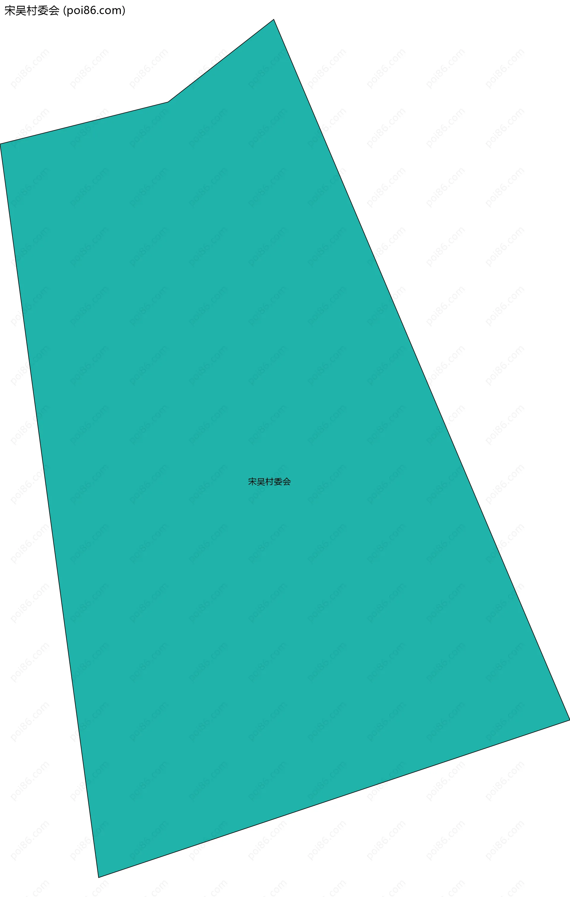 宋吴村委会边界地图