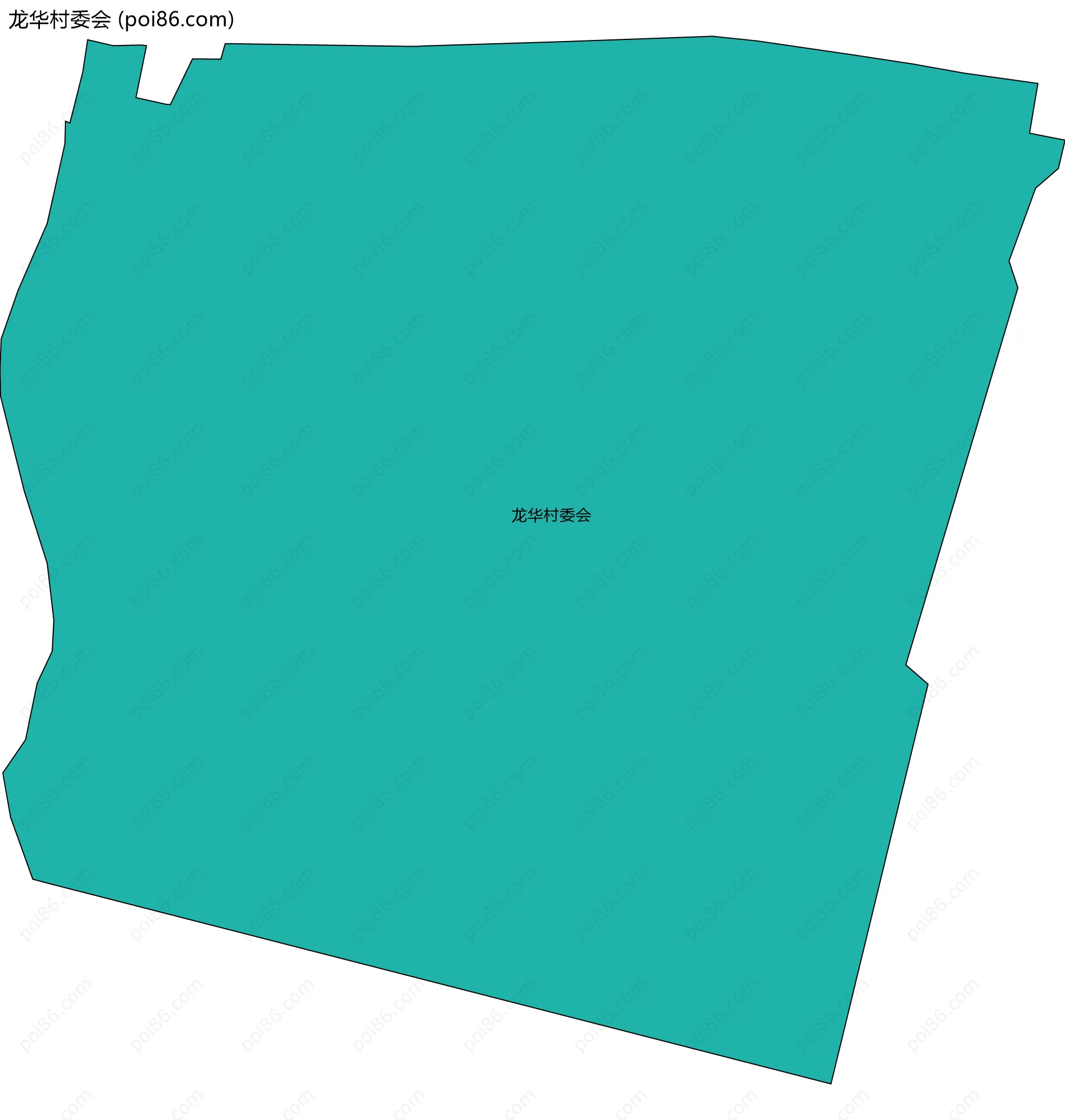 龙华村委会边界地图