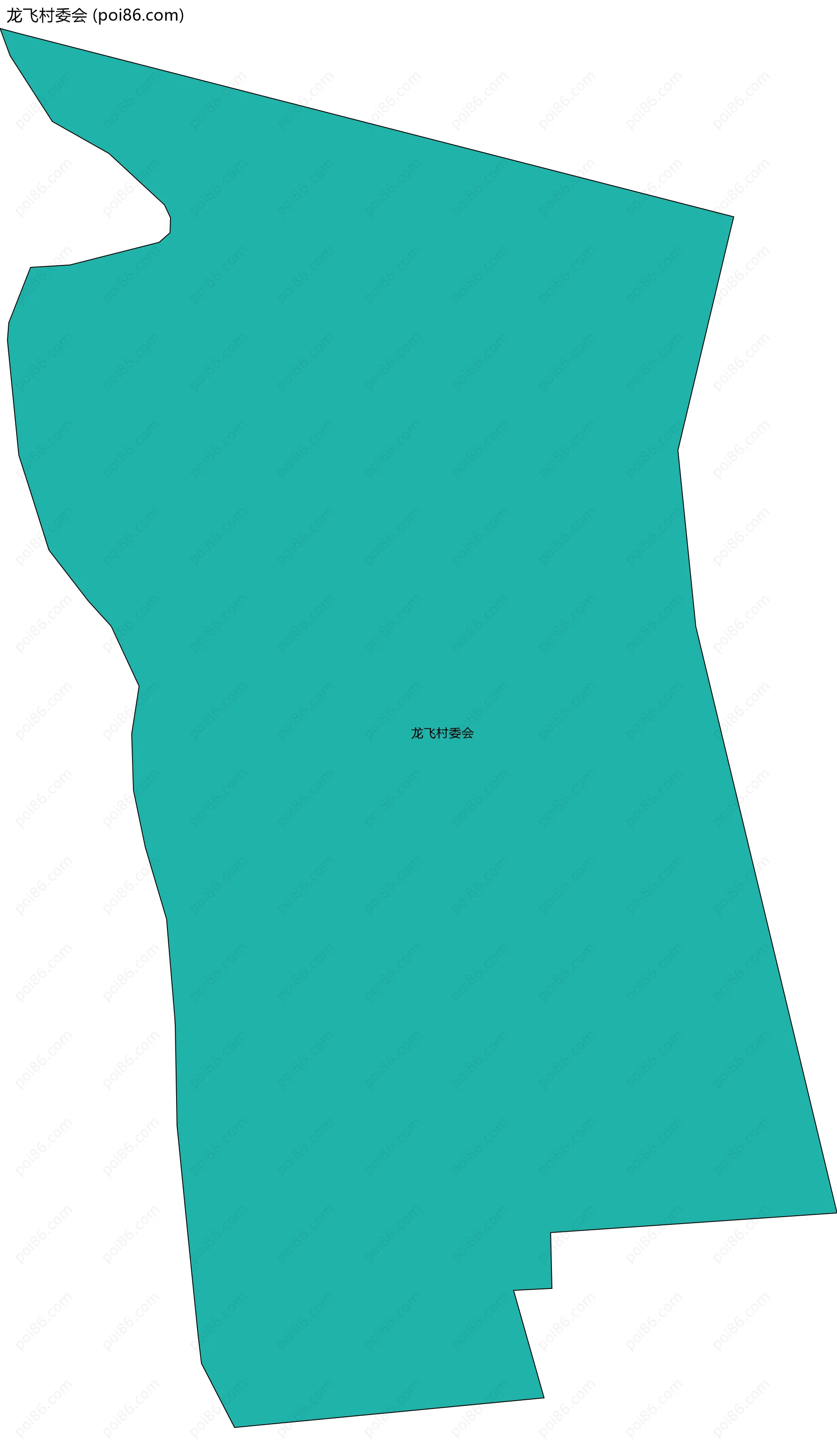 龙飞村委会边界地图