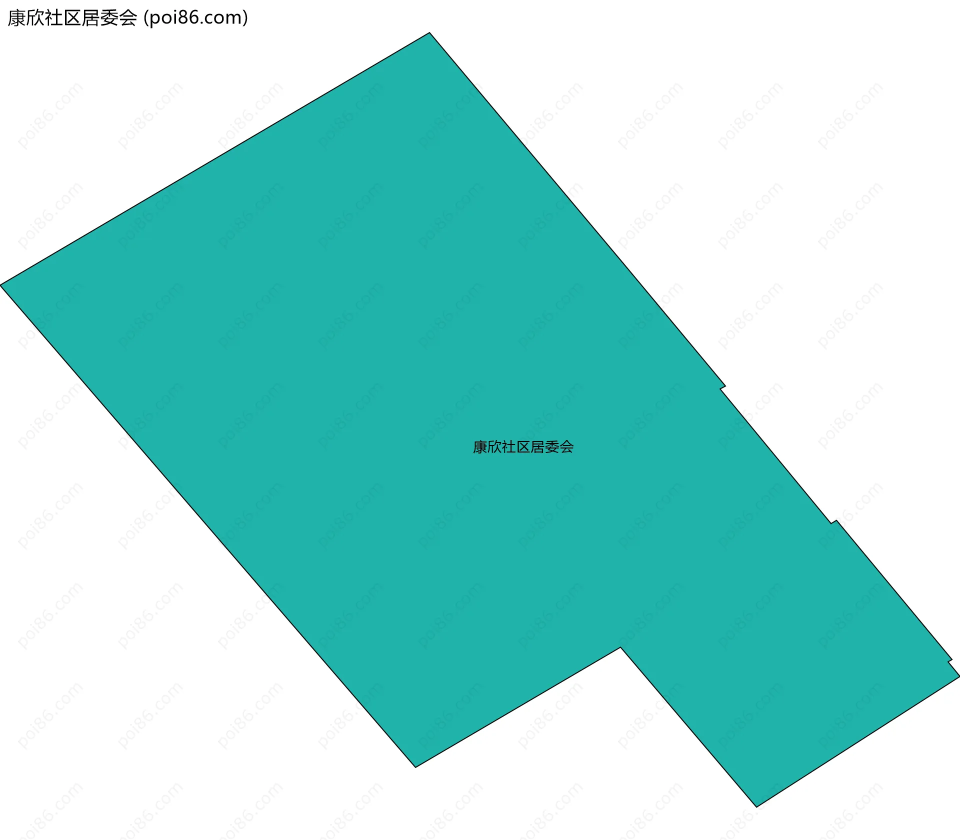 康欣社区居委会边界地图