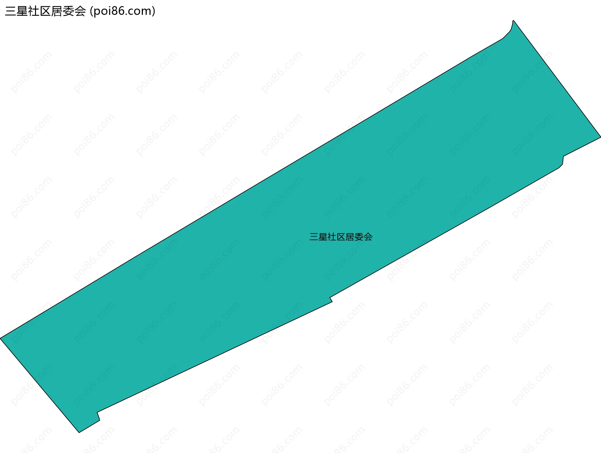 三星社区居委会边界地图