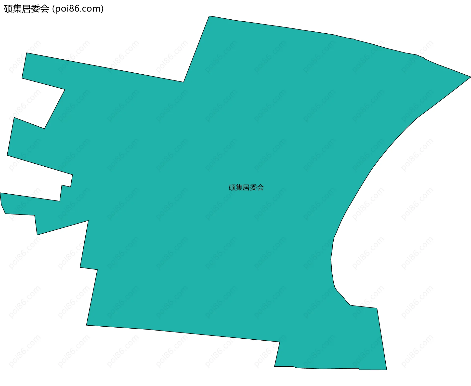 硕集居委会边界地图
