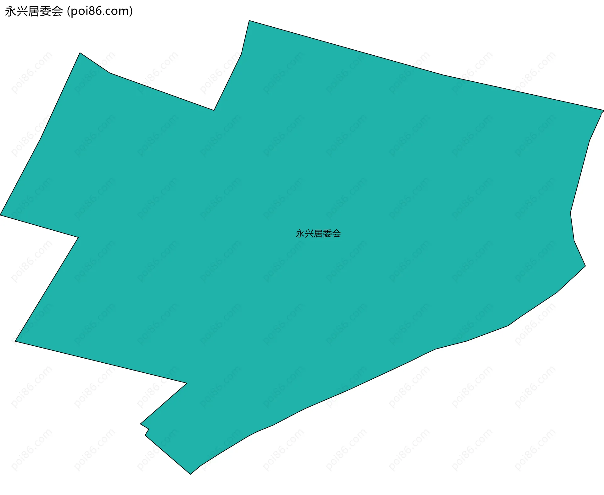 永兴居委会边界地图