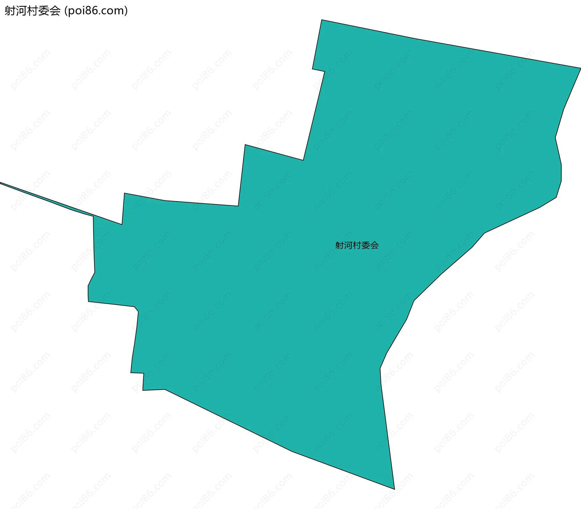 射河村委会边界地图