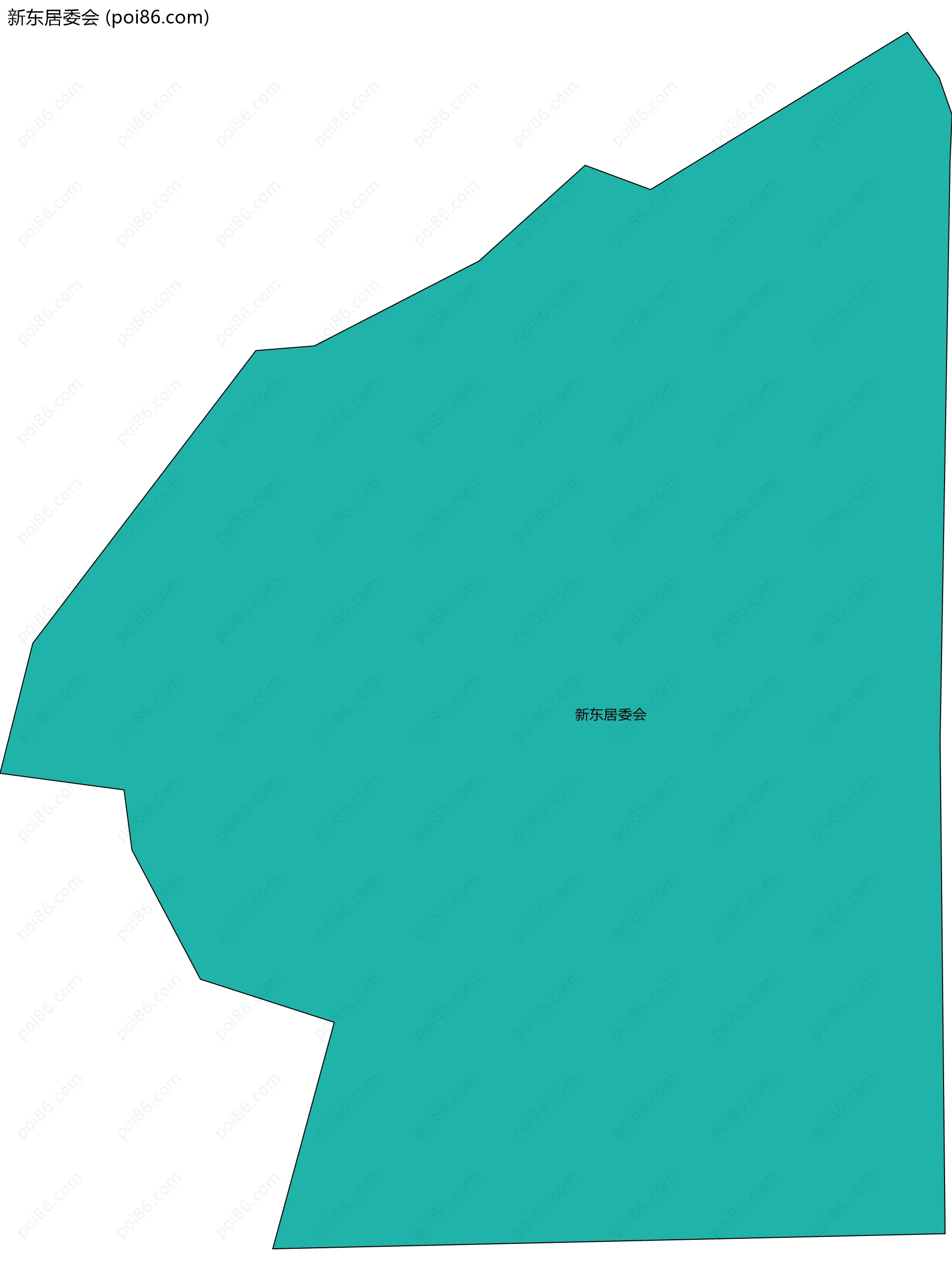 新东居委会边界地图