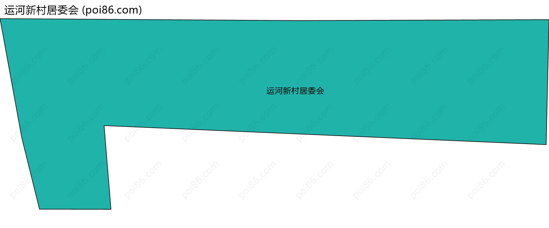 运河新村居委会边界地图