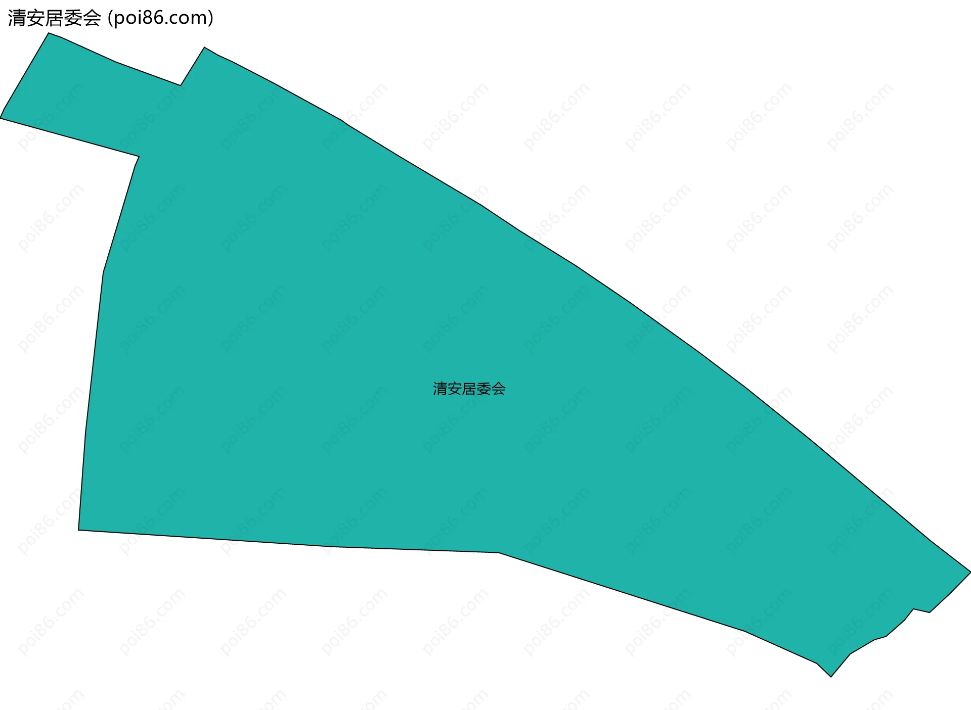 清安居委会边界地图