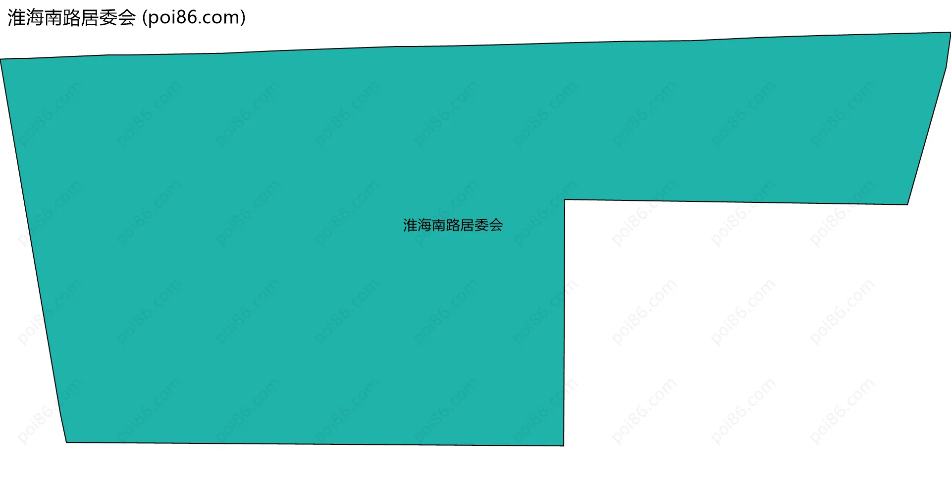 淮海南路居委会边界地图