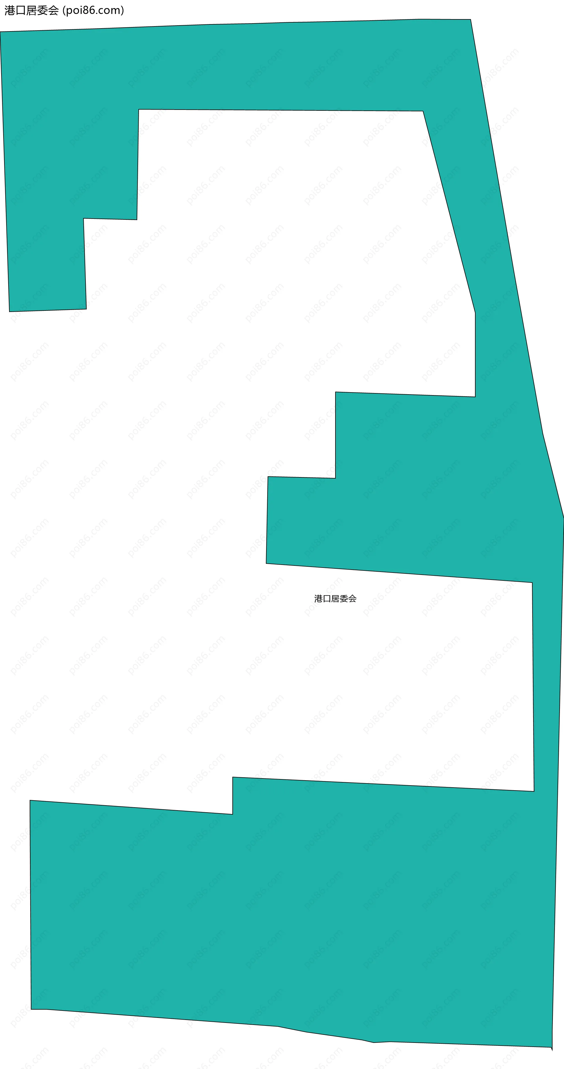 港口居委会边界地图