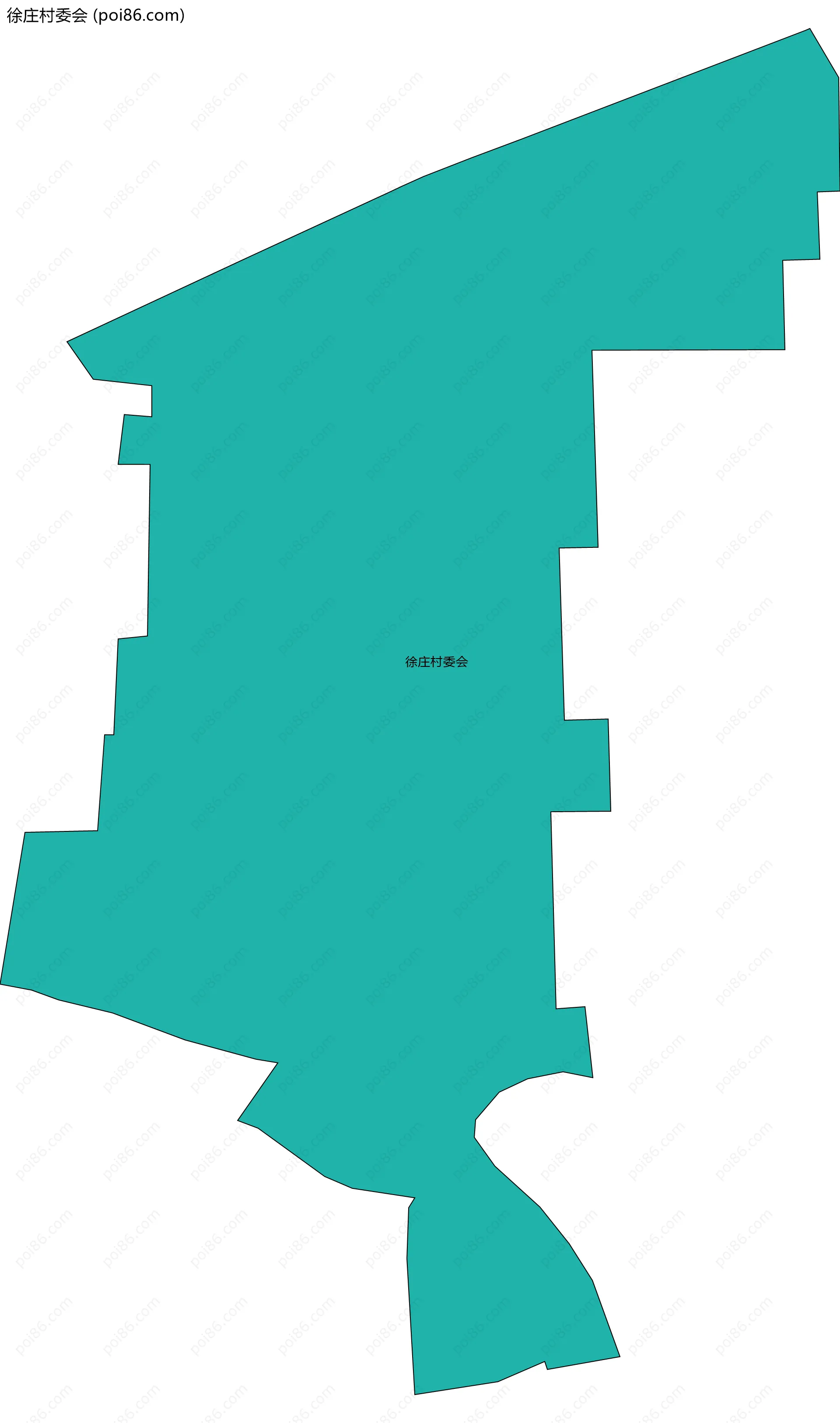 徐庄村委会边界地图