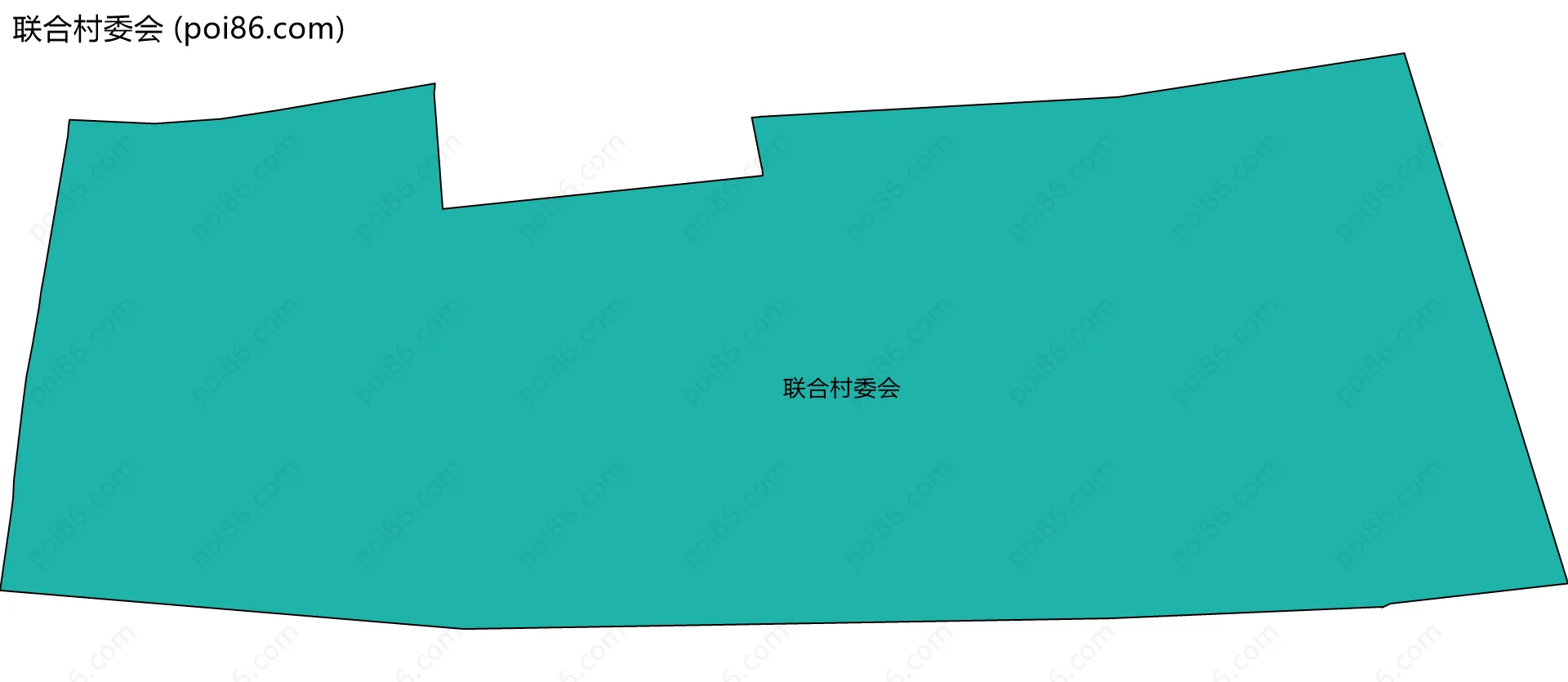 联合村委会边界地图