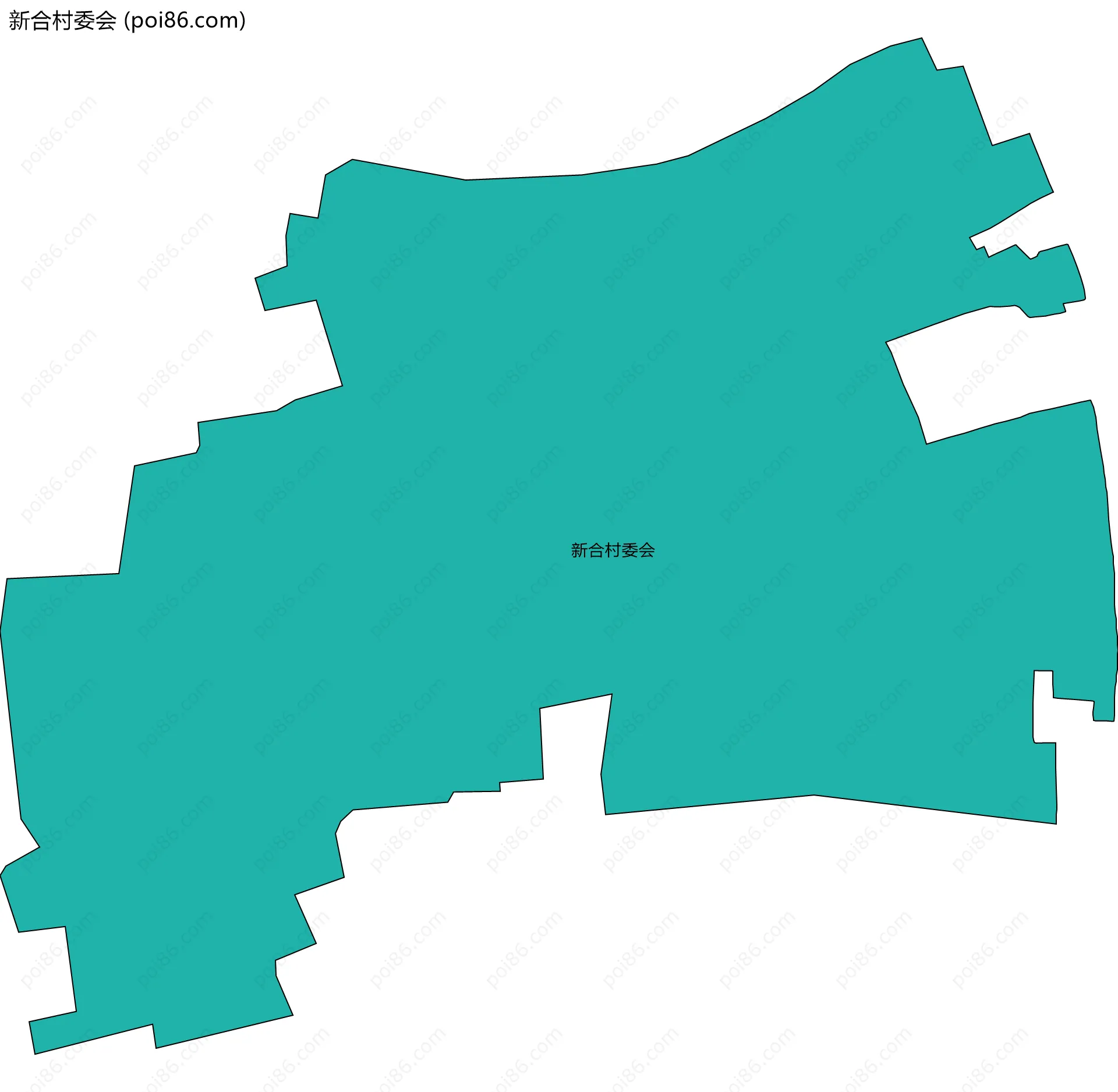 新合村委会边界地图