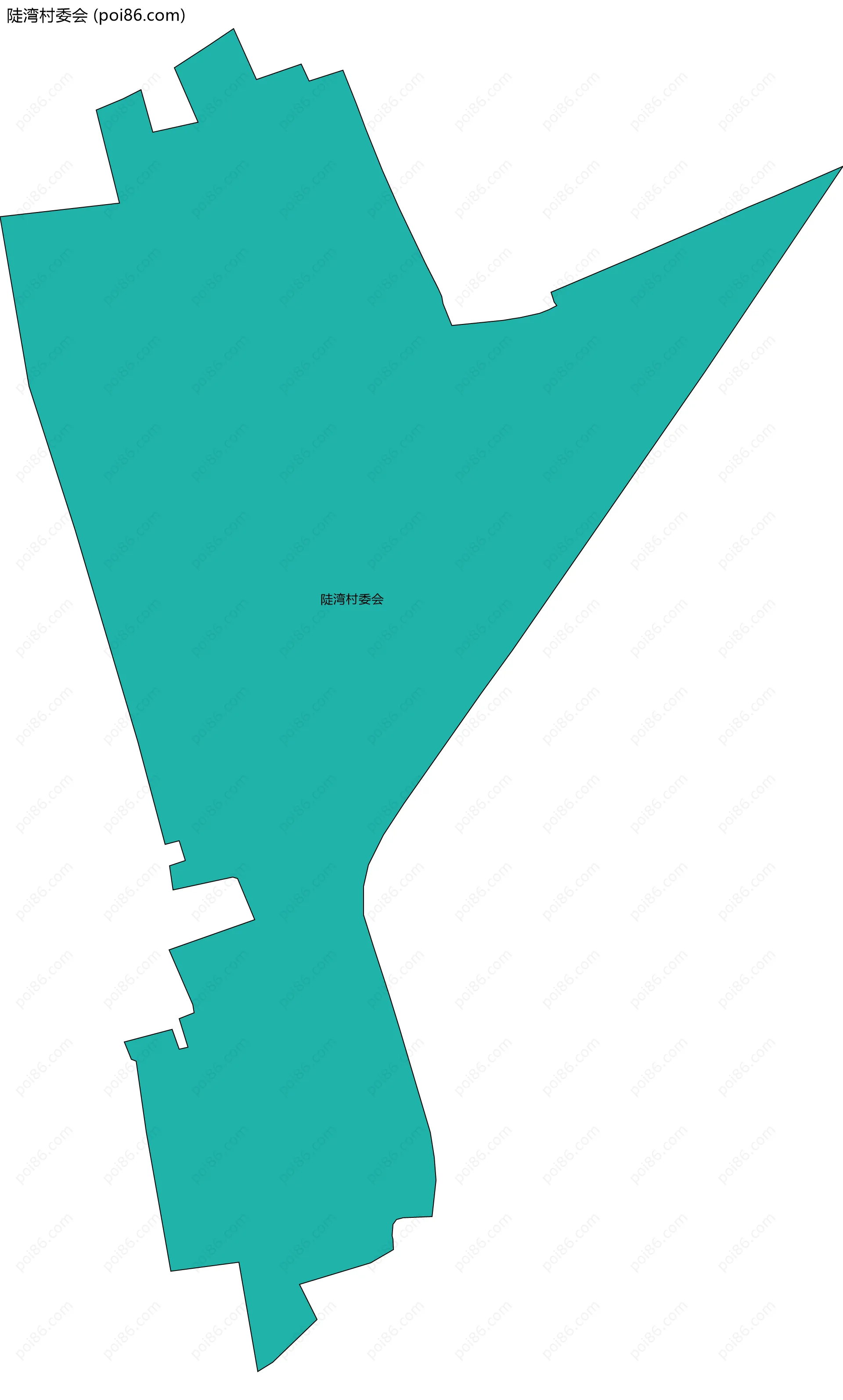 陡湾村委会边界地图