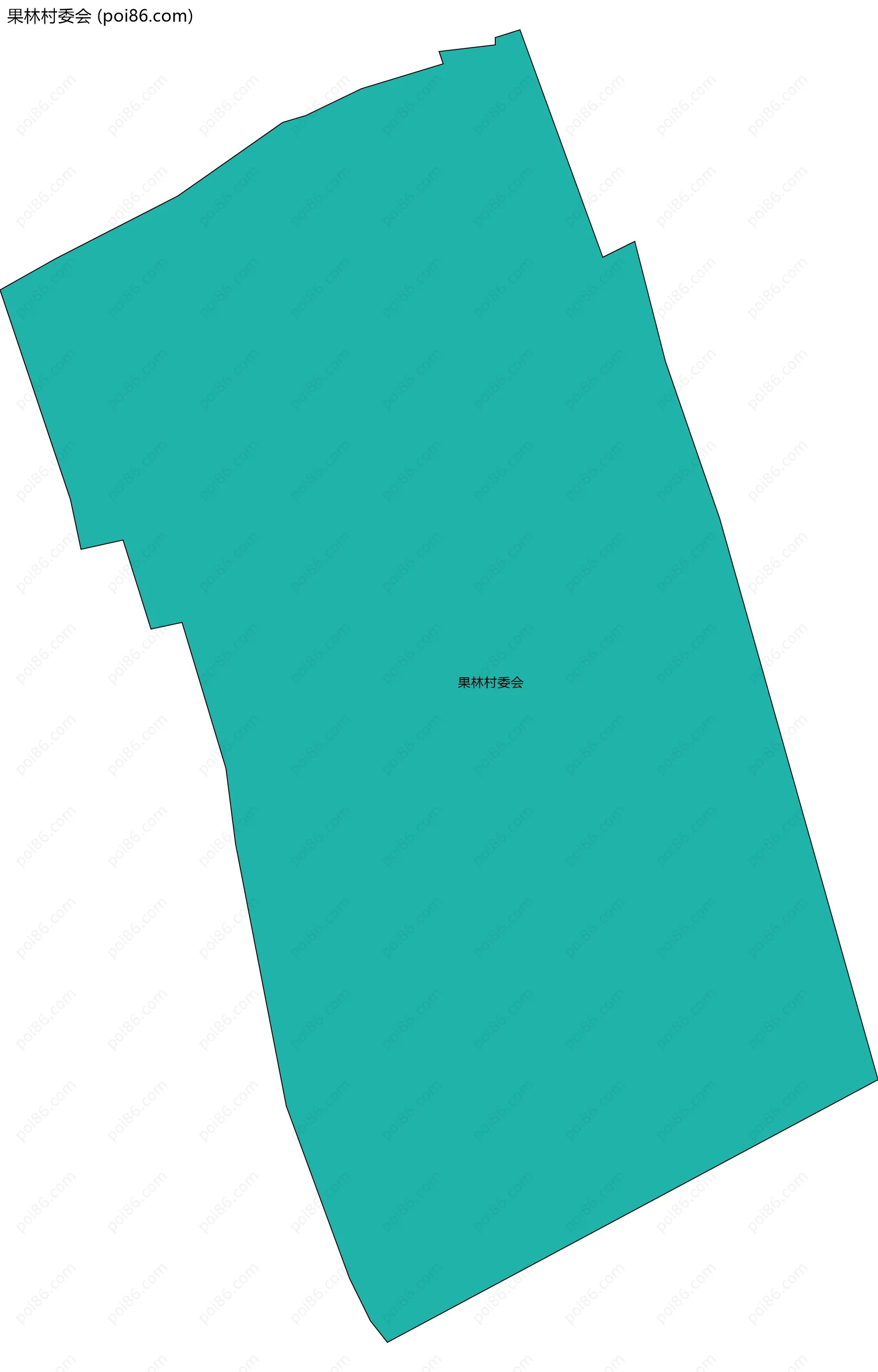 果林村委会边界地图