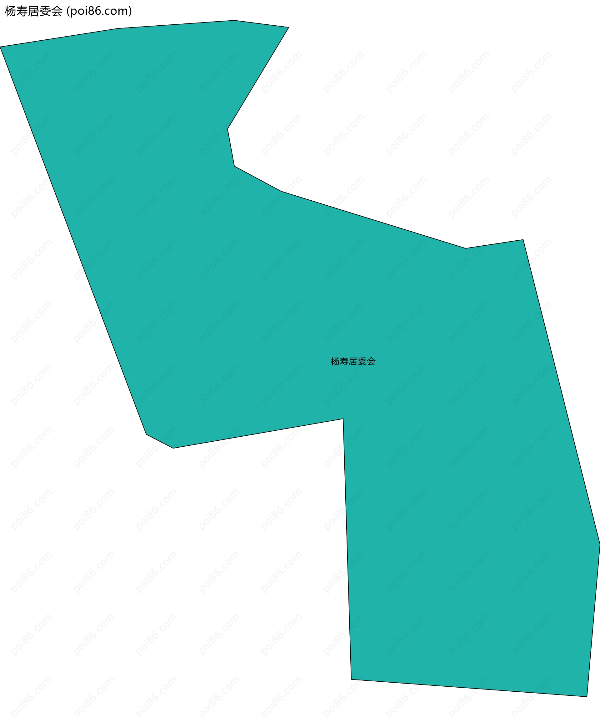 杨寿居委会边界地图