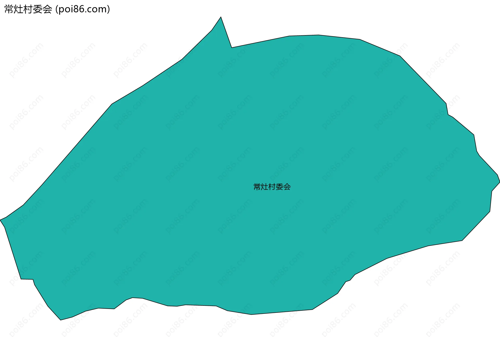 常灶村委会边界地图