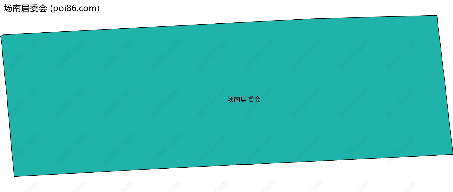 场南居委会边界地图