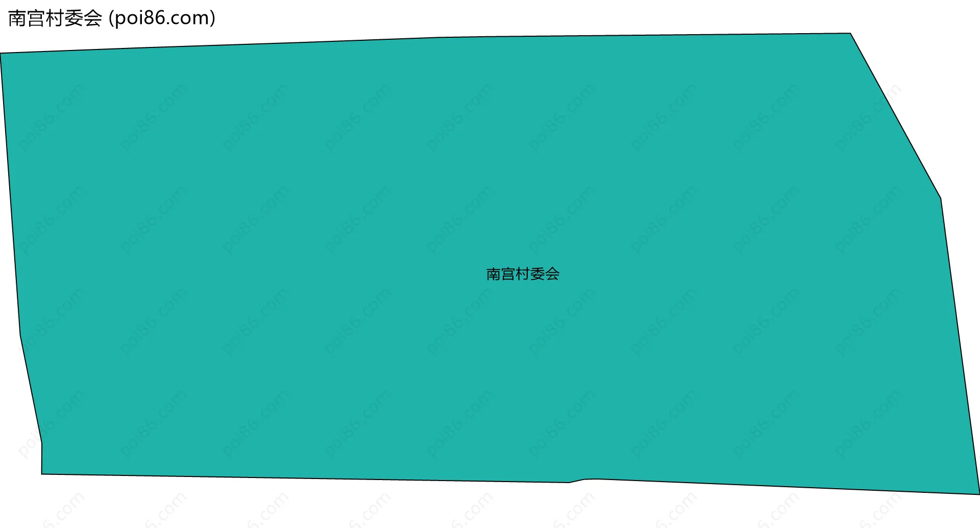 南宫村委会边界地图
