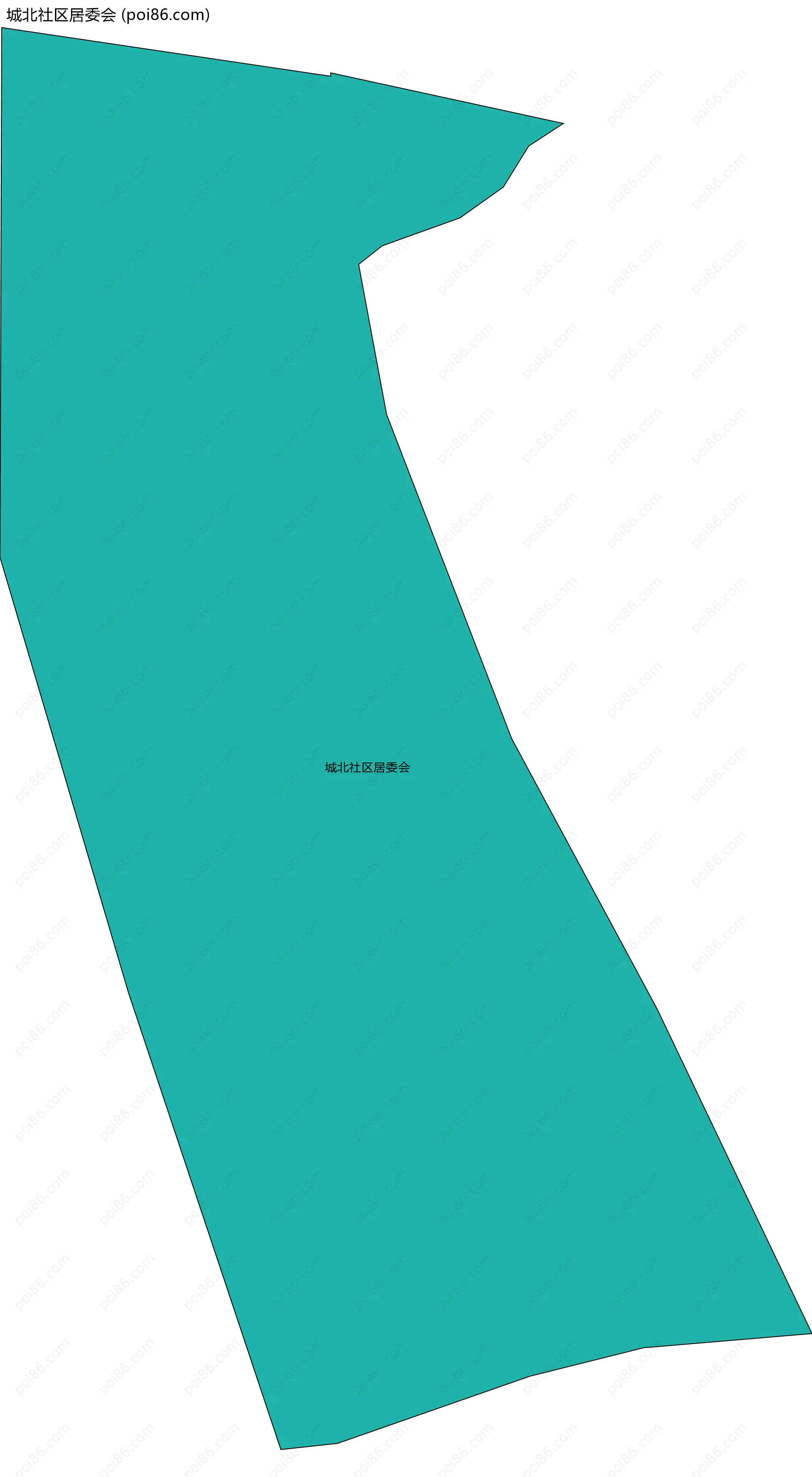 城北社区居委会边界地图