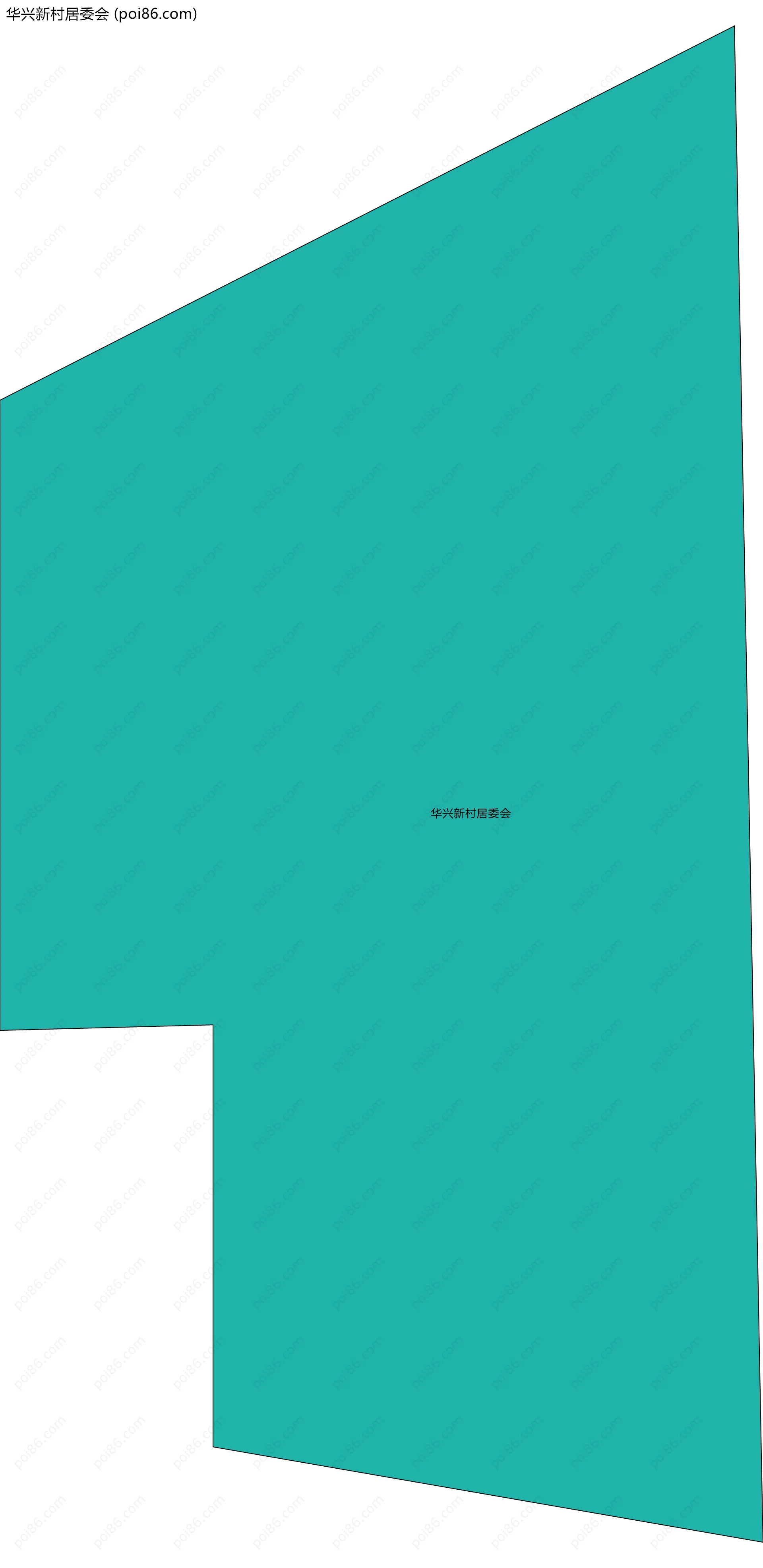 华兴新村居委会边界地图