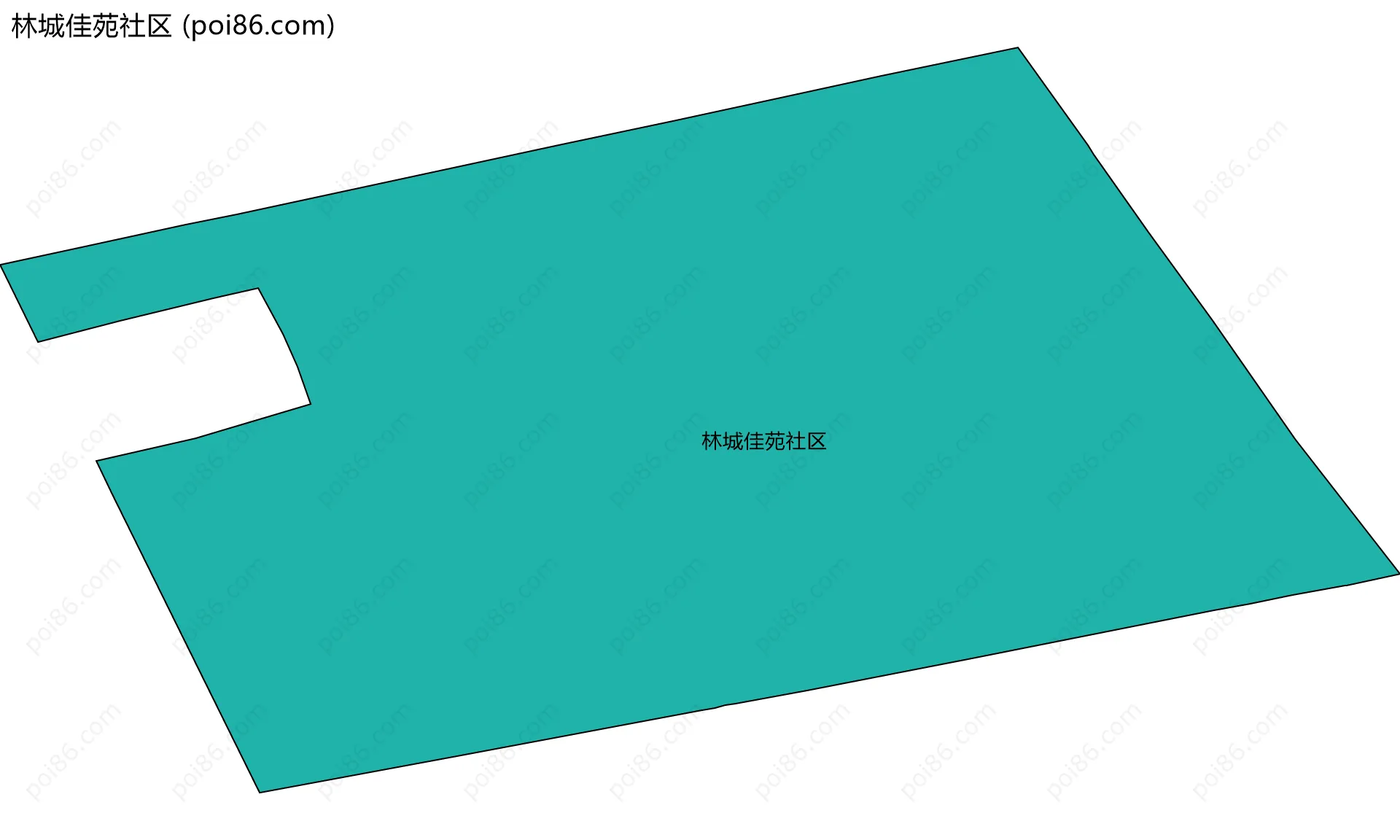 林城佳苑社区边界地图
