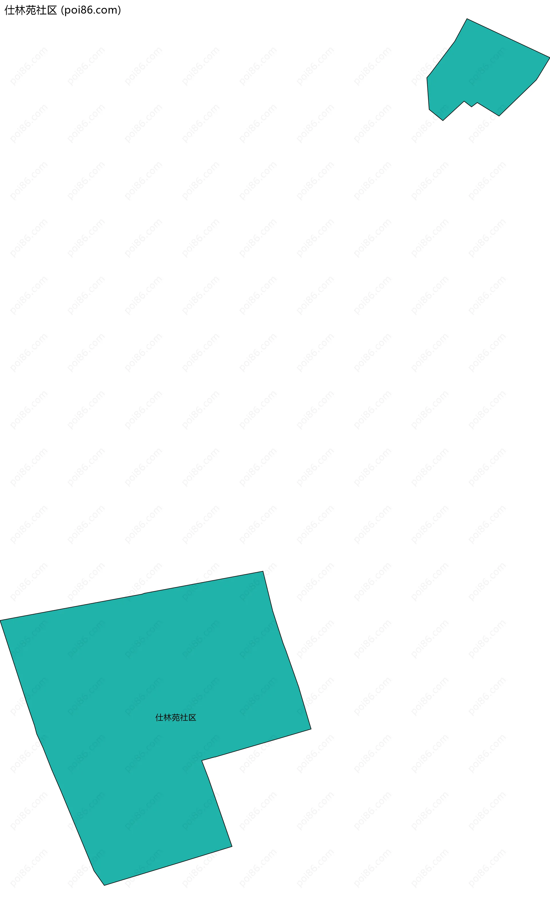 仕林苑社区边界地图