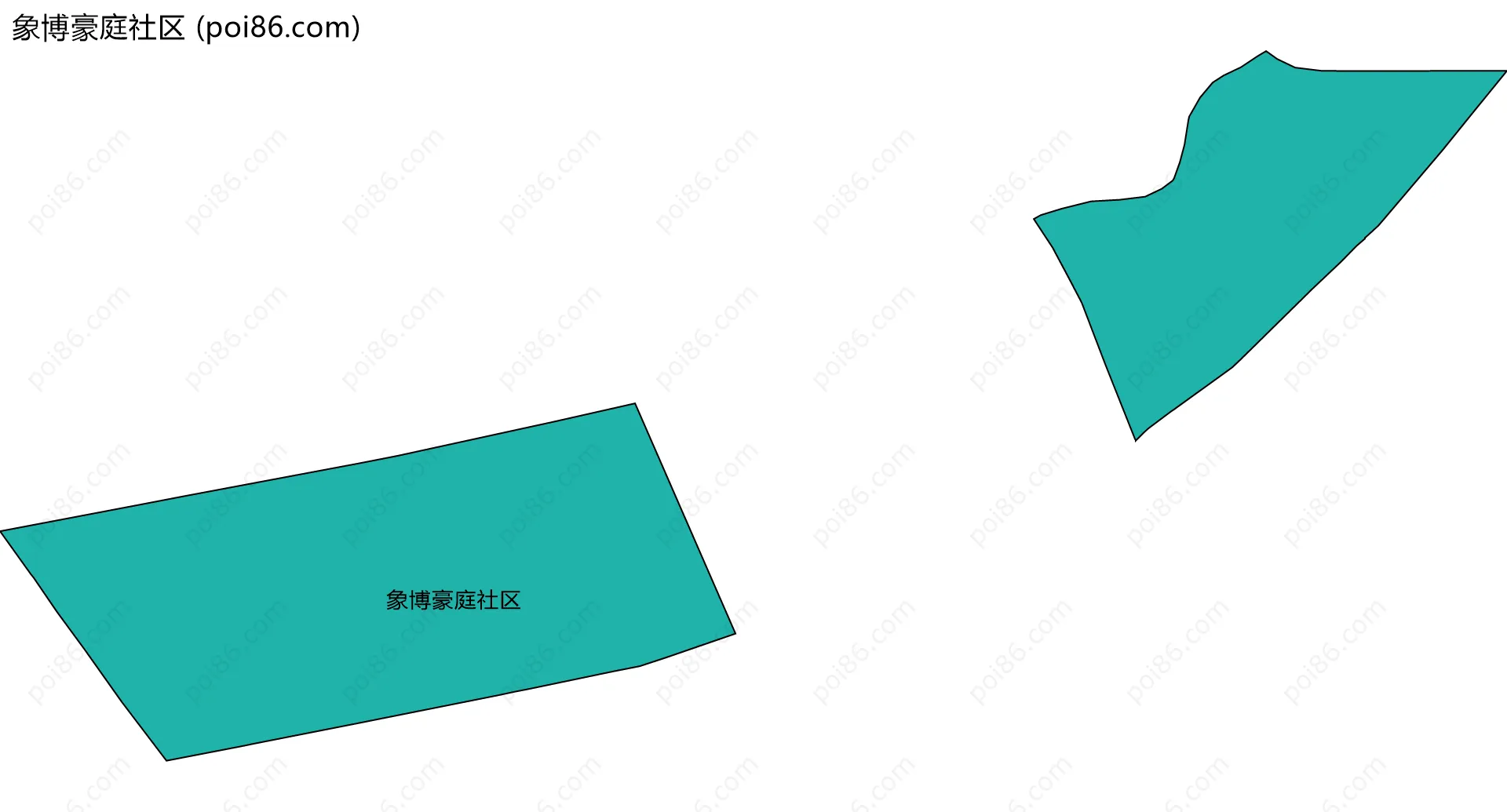象博豪庭社区边界地图