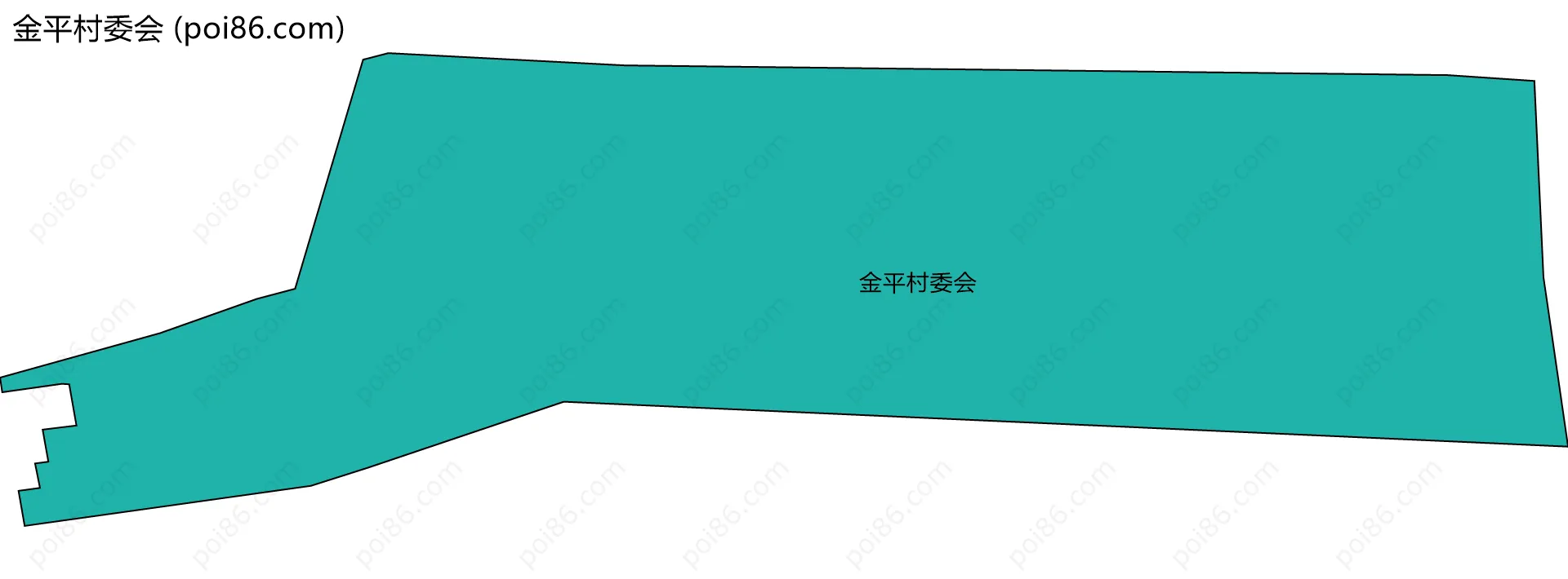 金平村委会边界地图