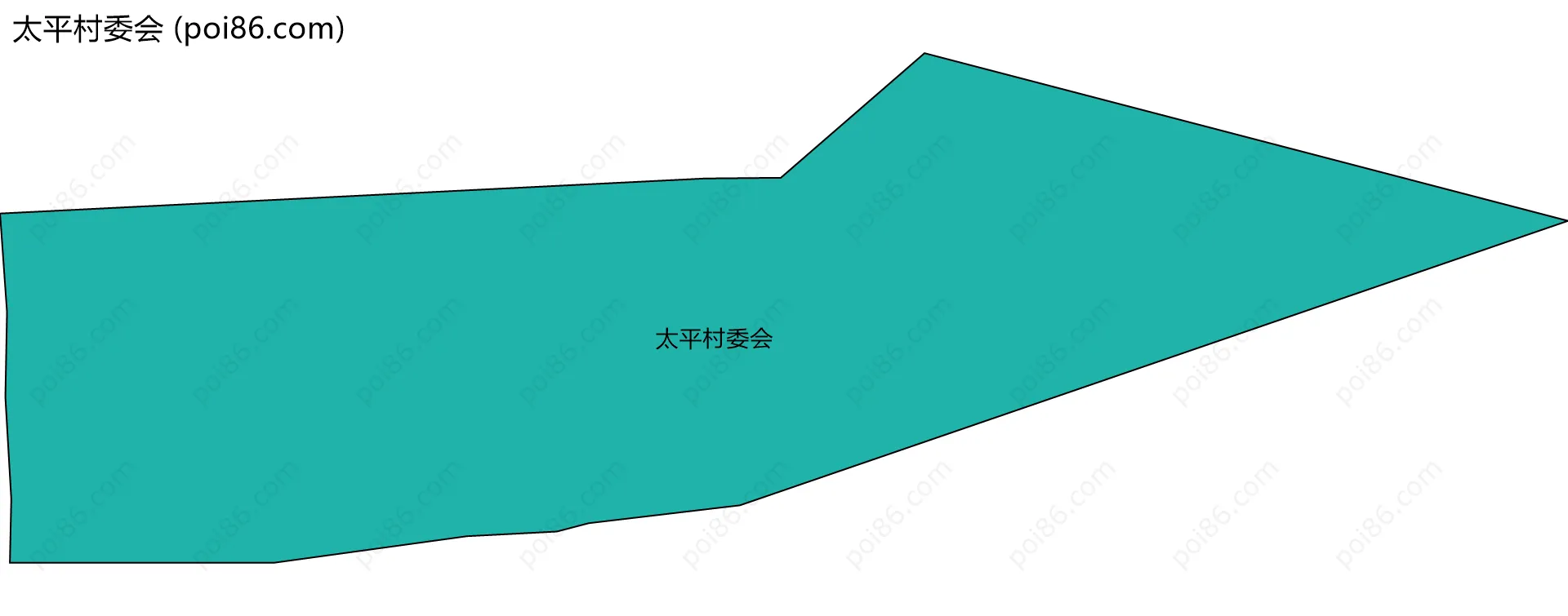太平村委会边界地图