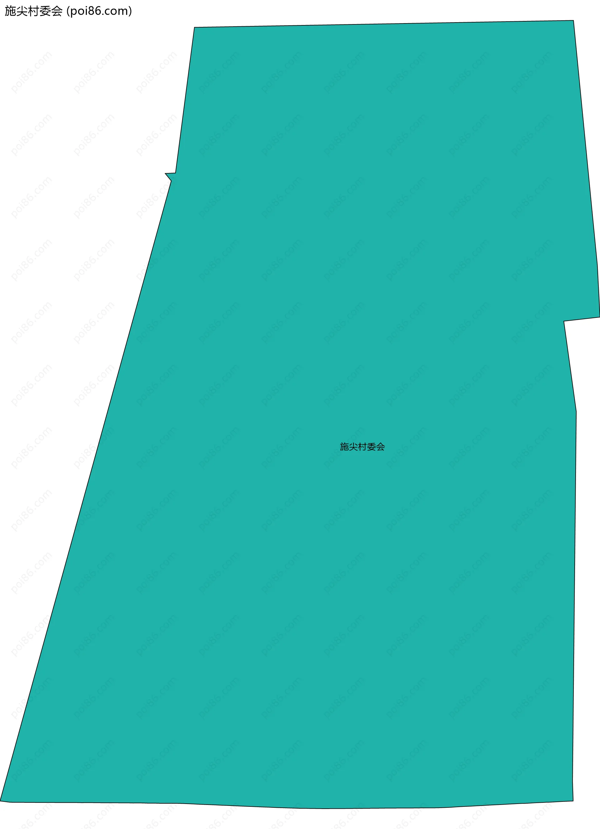 施尖村委会边界地图