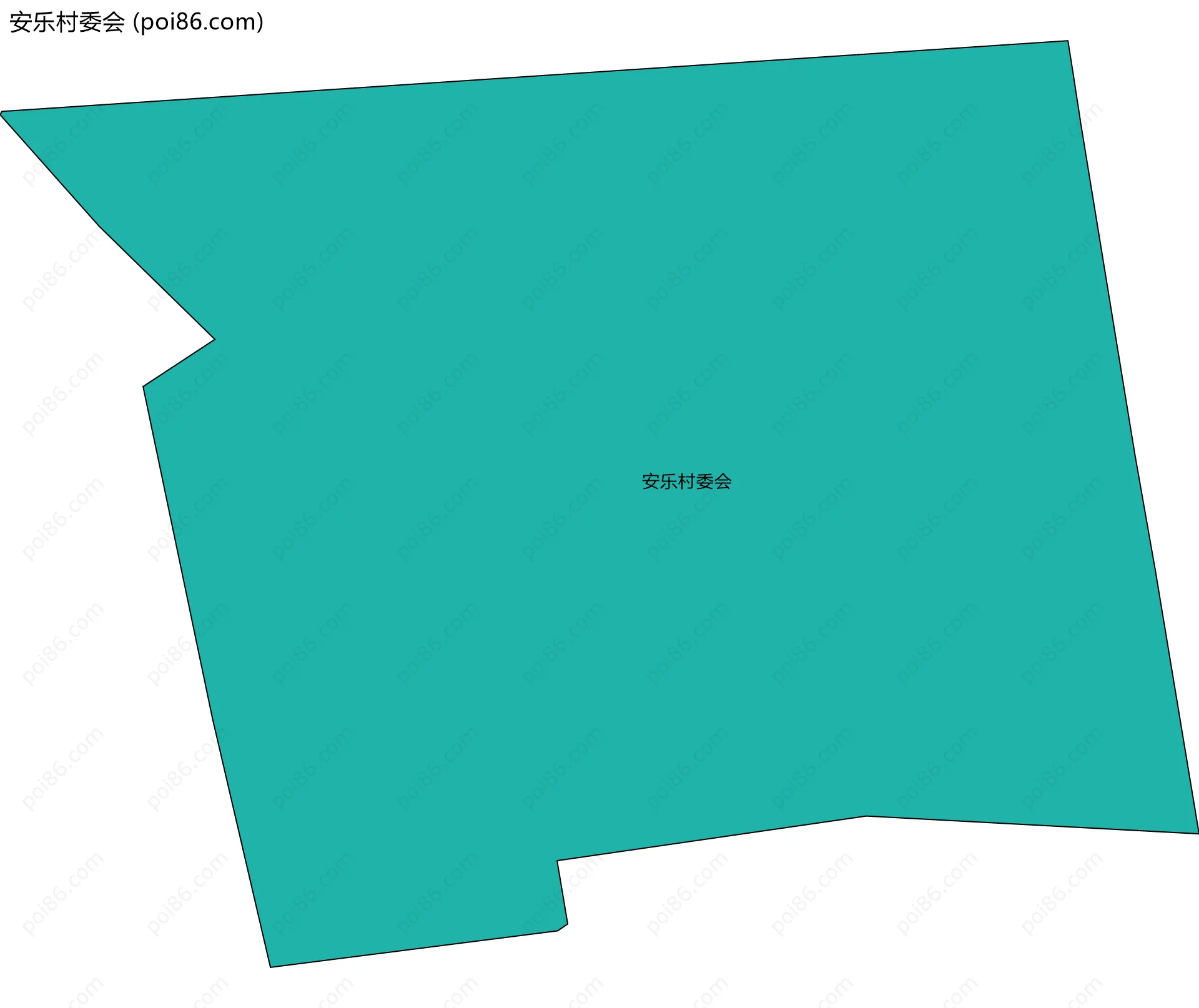 安乐村委会边界地图