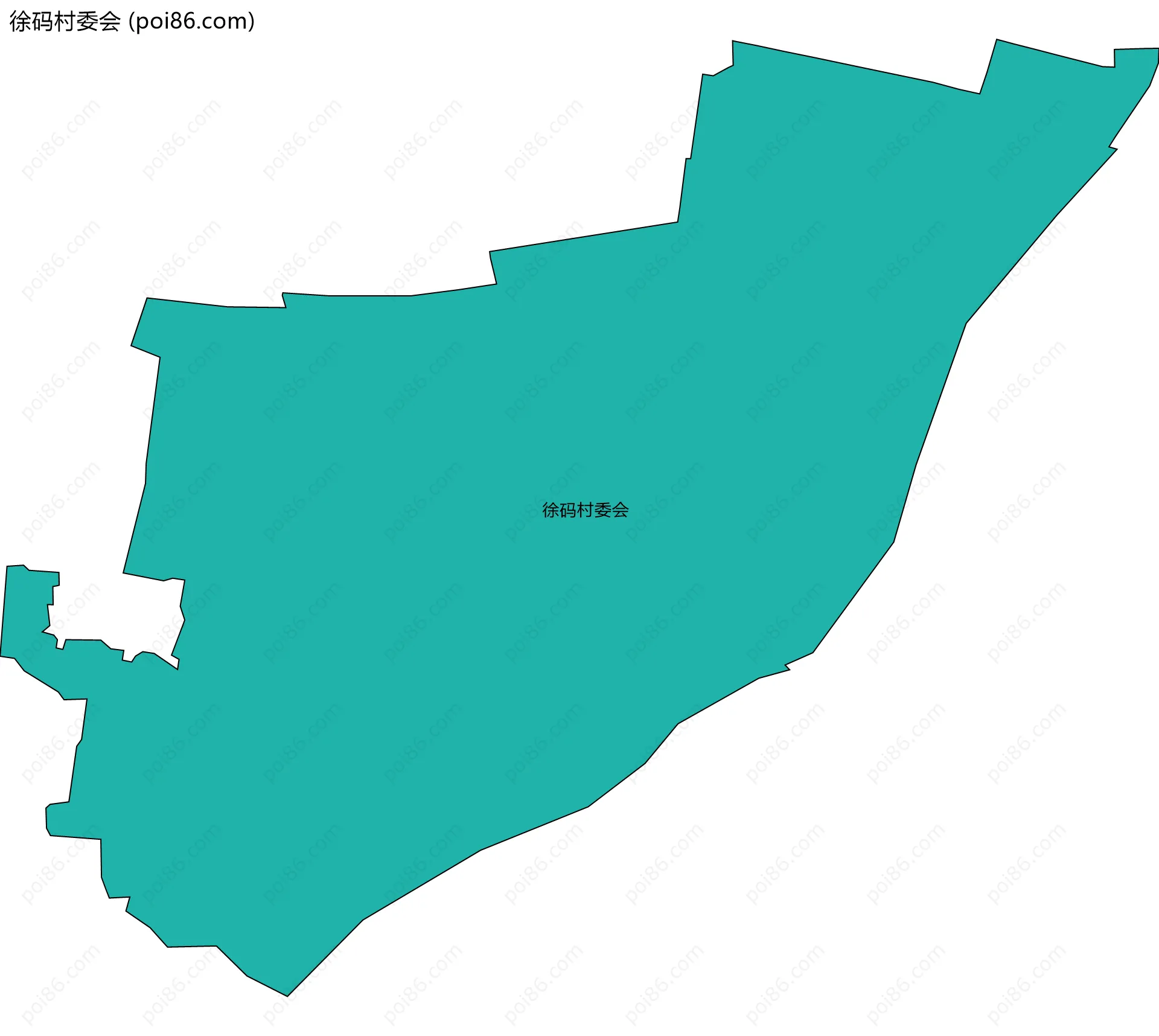 徐码村委会边界地图