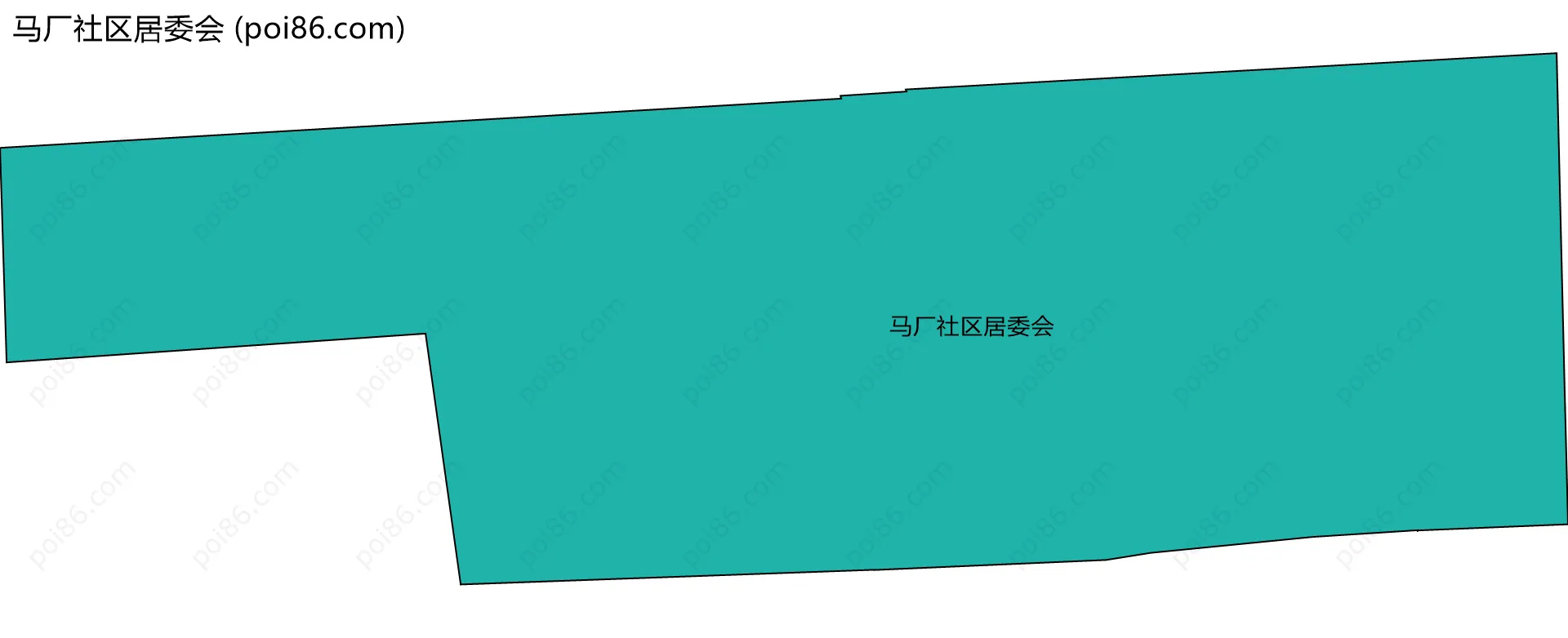 马厂社区居委会边界地图
