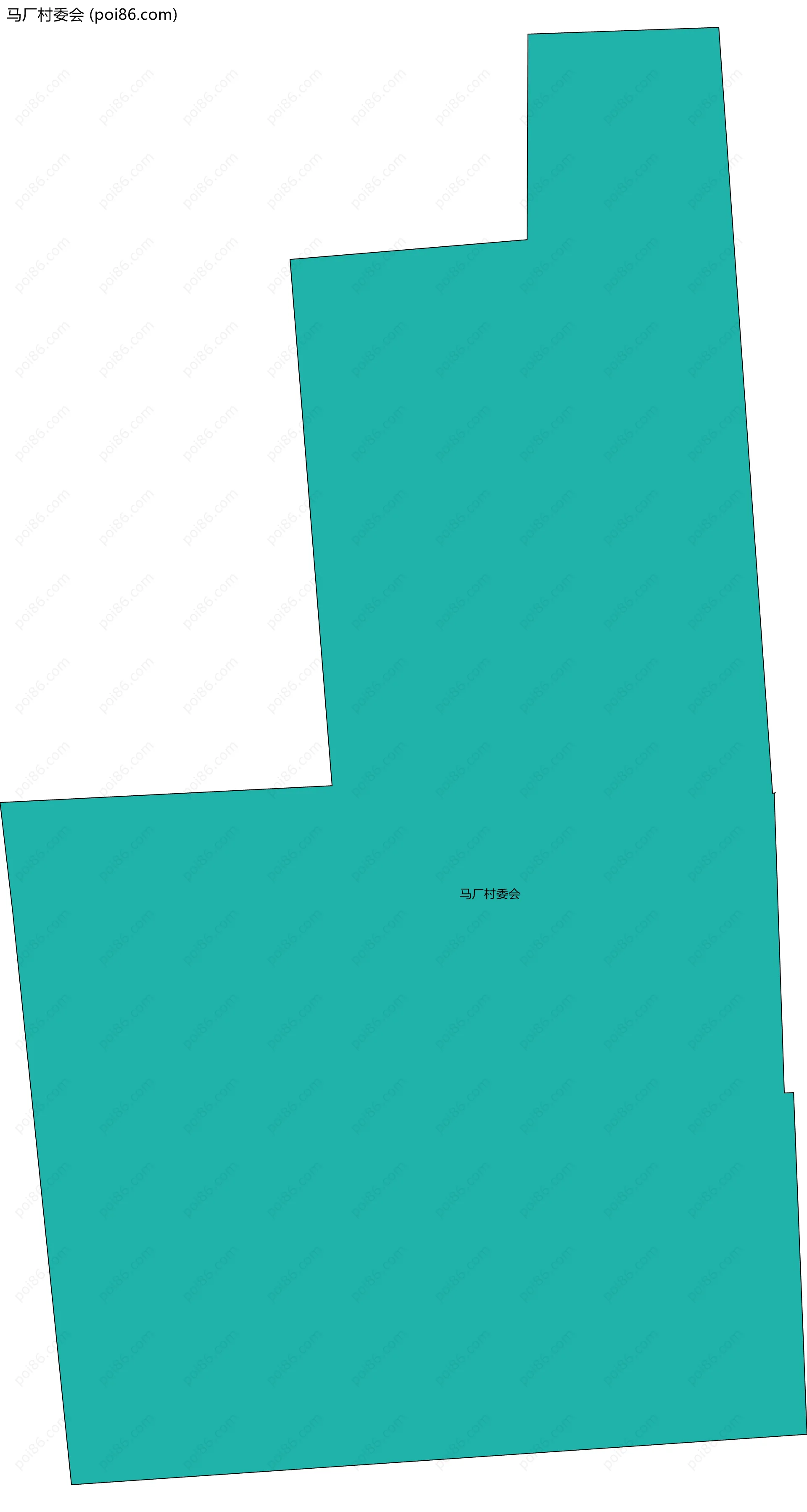 马厂村委会边界地图