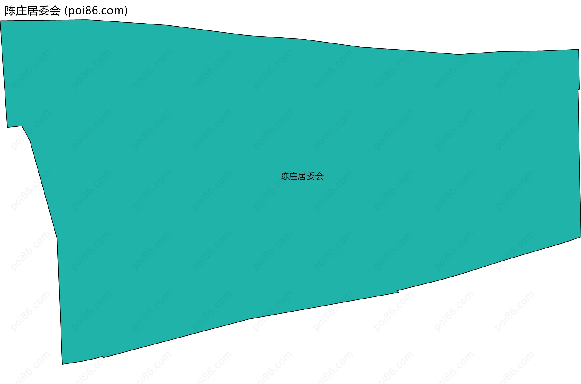 陈庄居委会边界地图