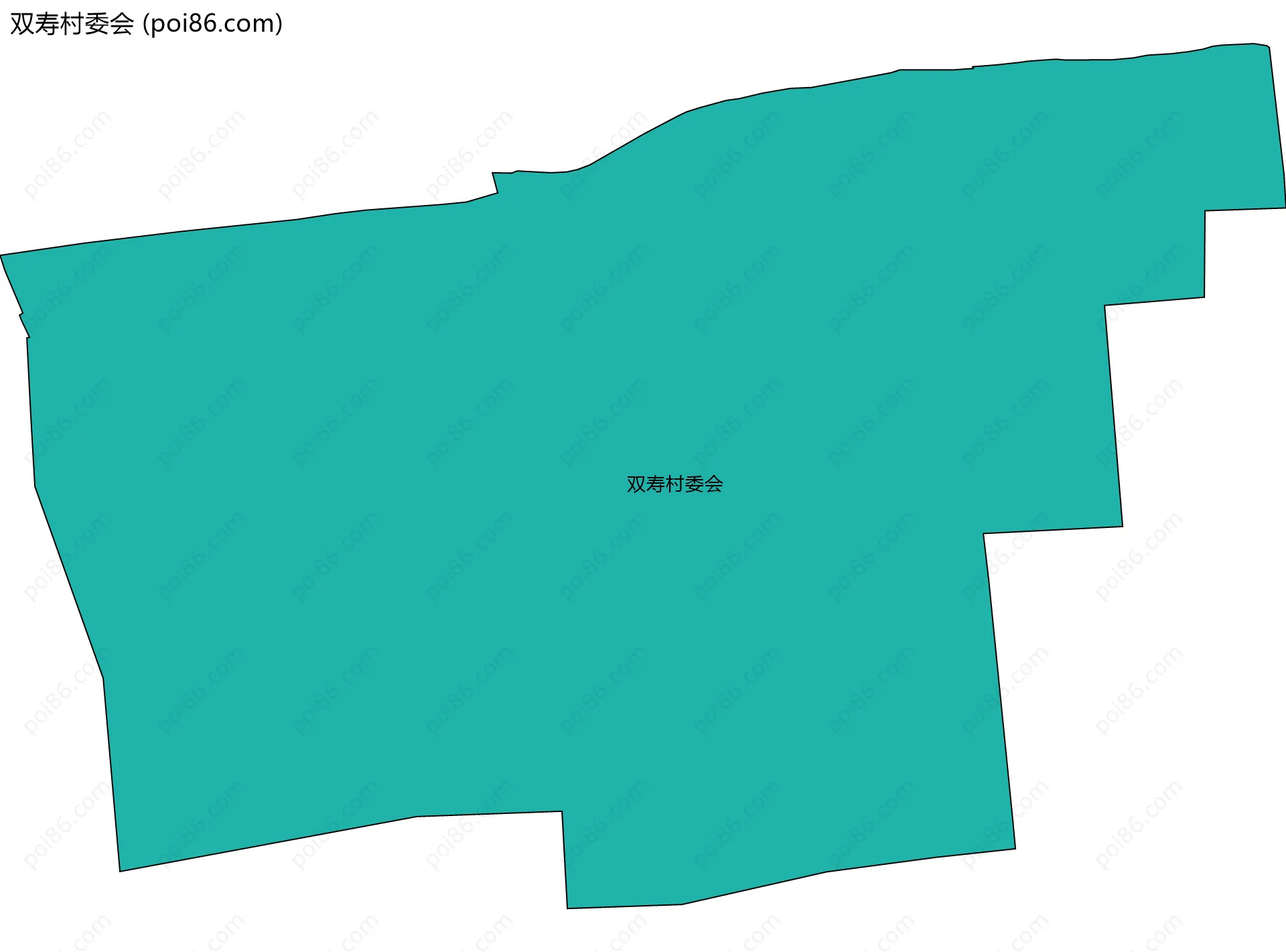 双寿村委会边界地图