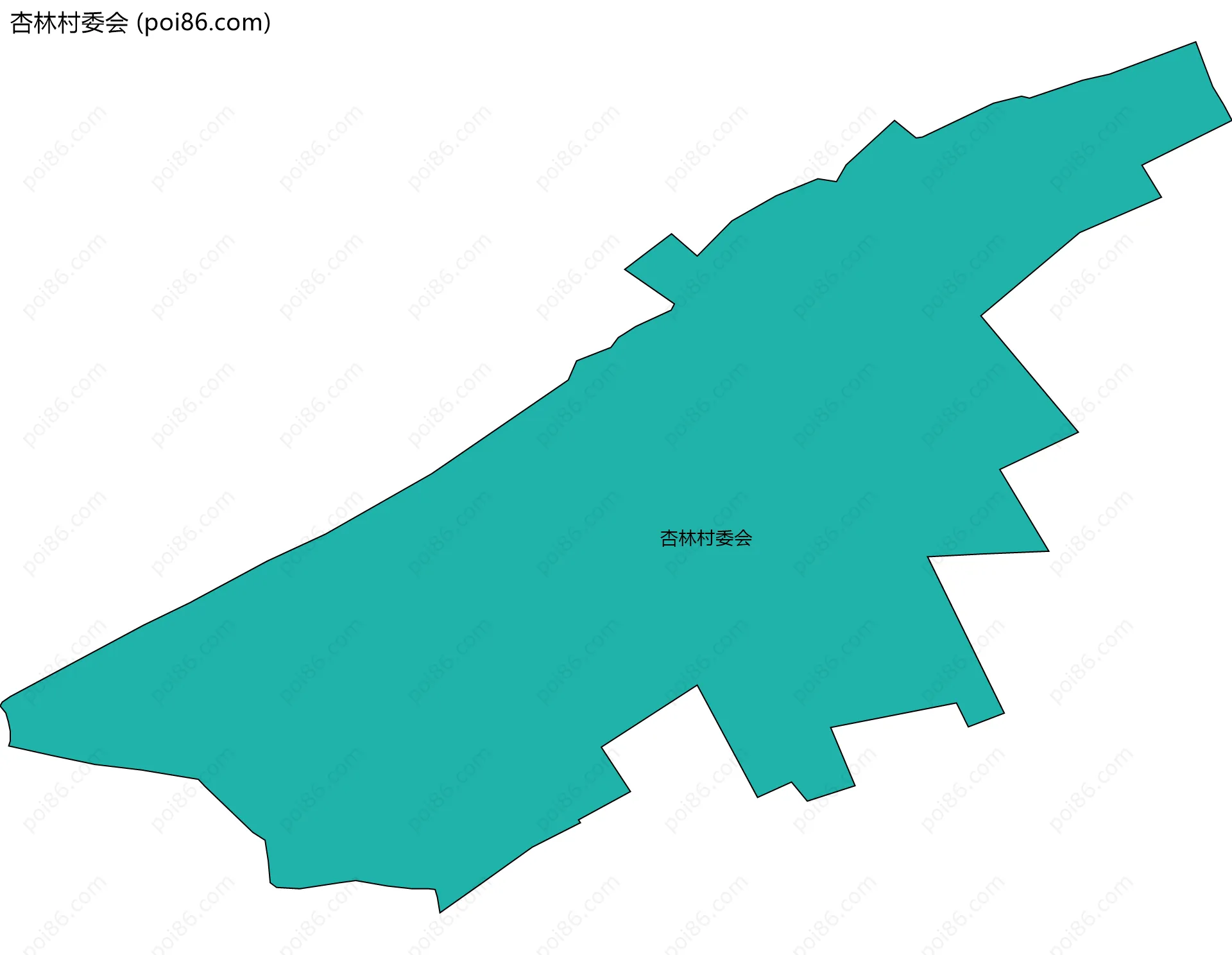 杏林村委会边界地图