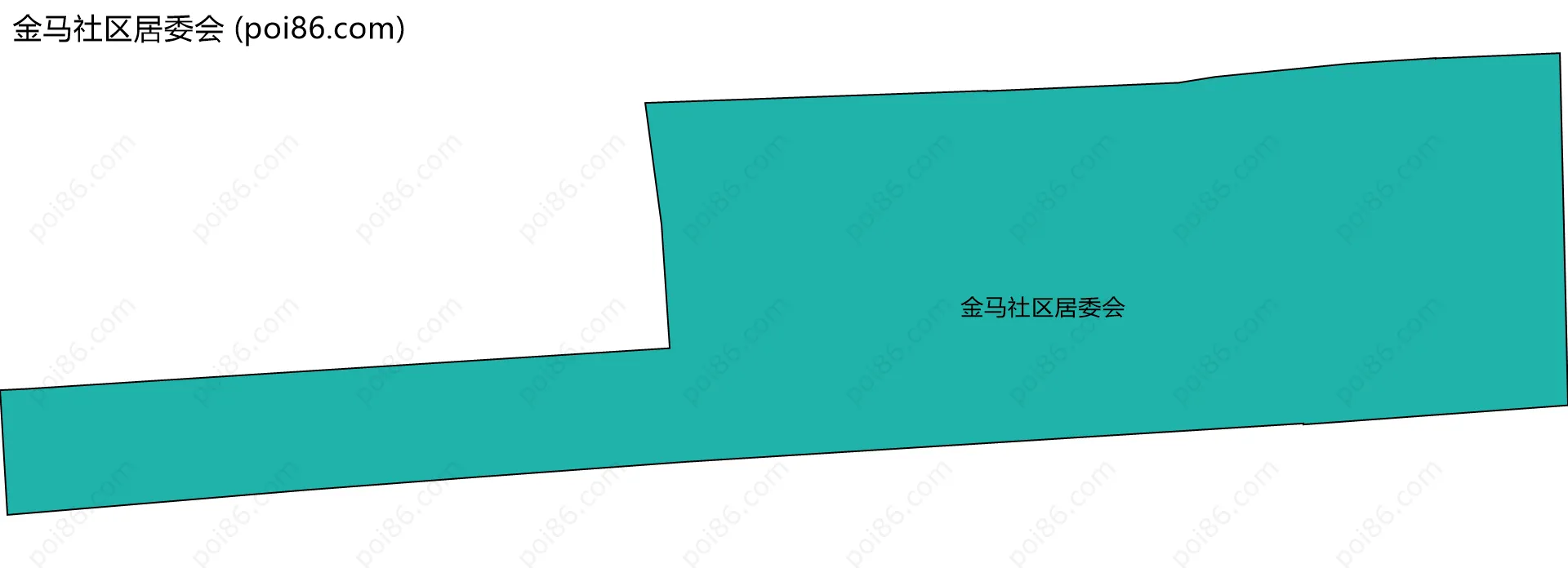 金马社区居委会边界地图