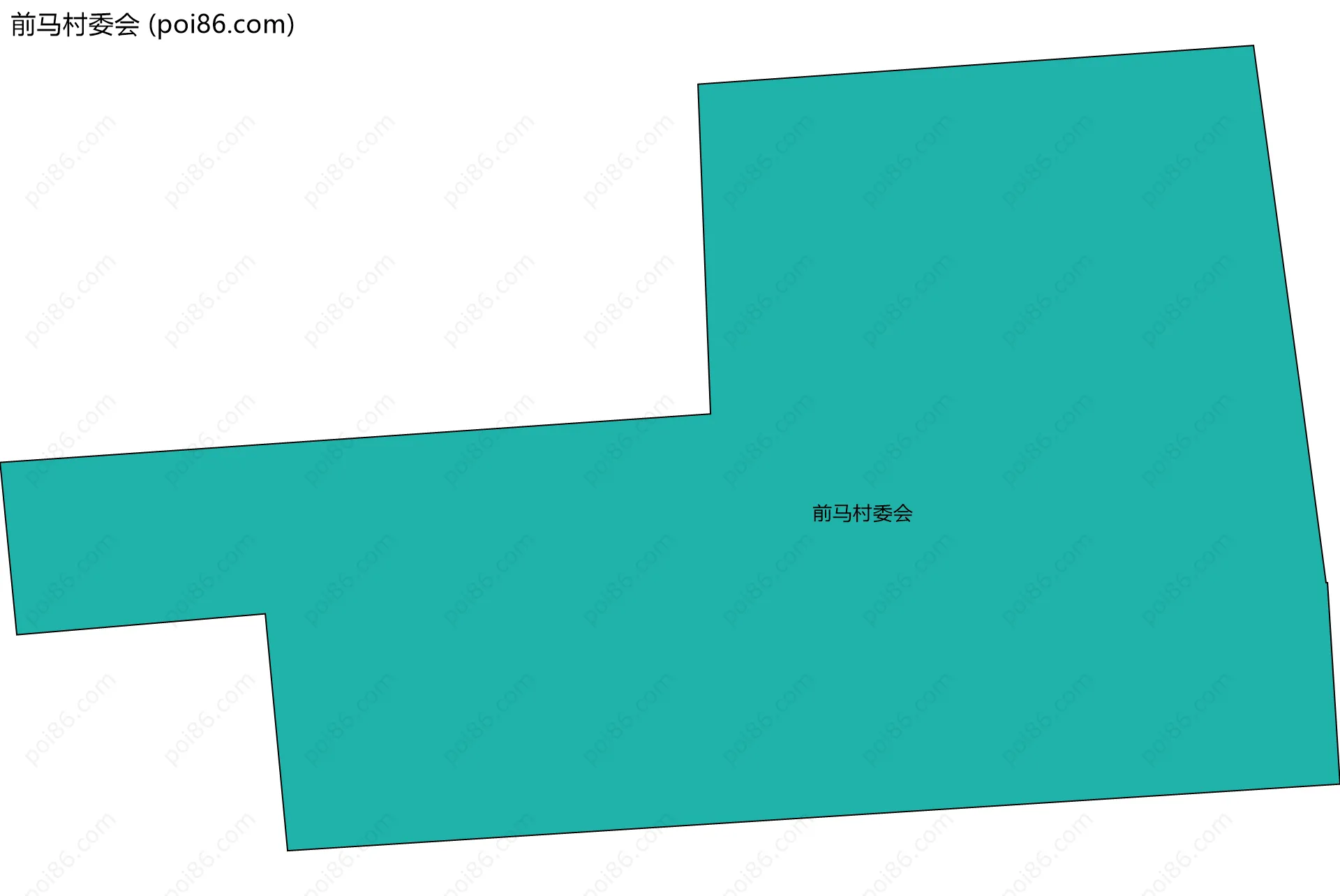 前马村委会边界地图