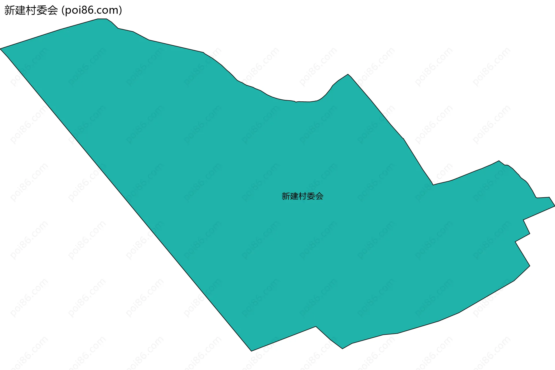 新建村委会边界地图